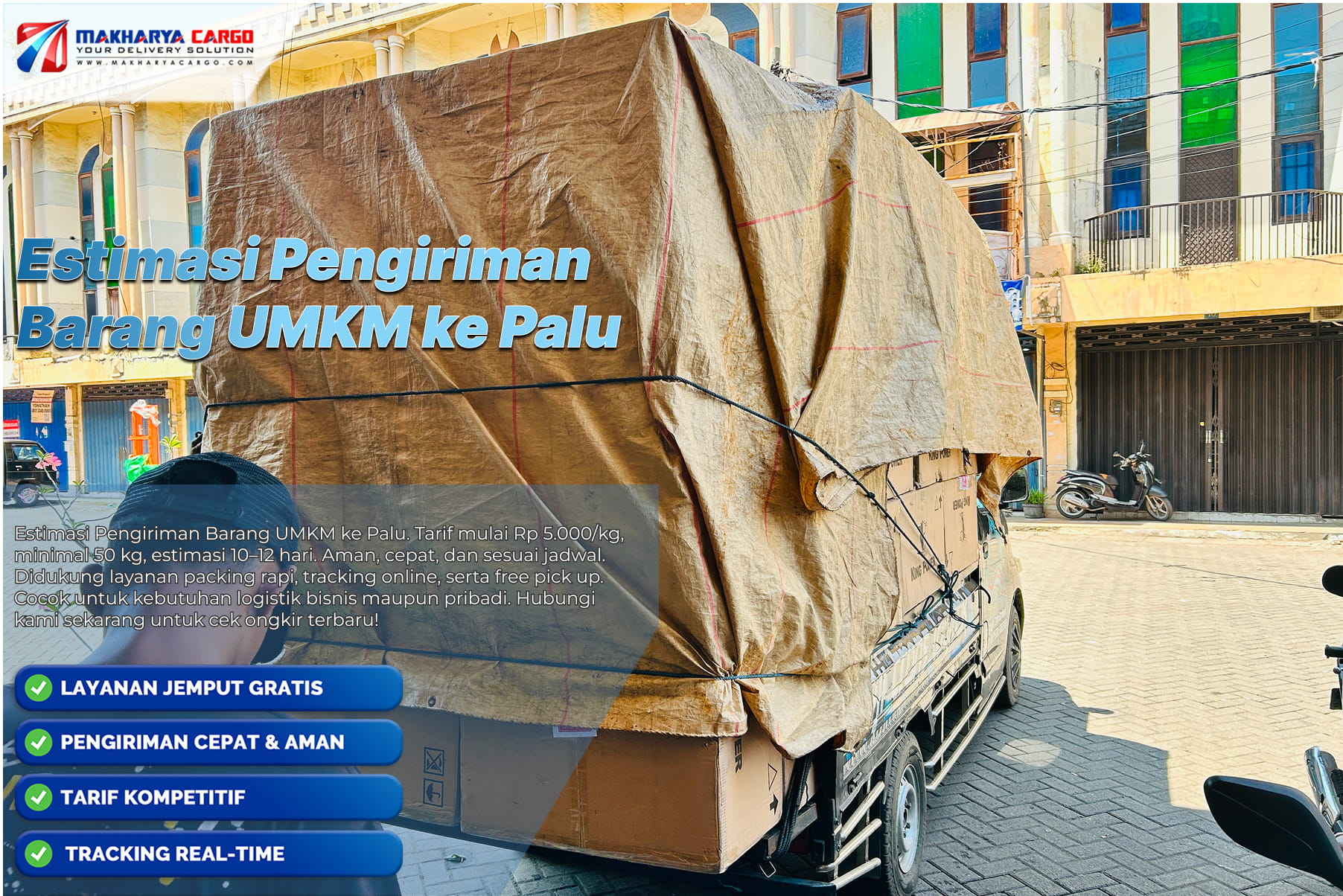 Estimasi Pengiriman Barang UMKM ke Palu 