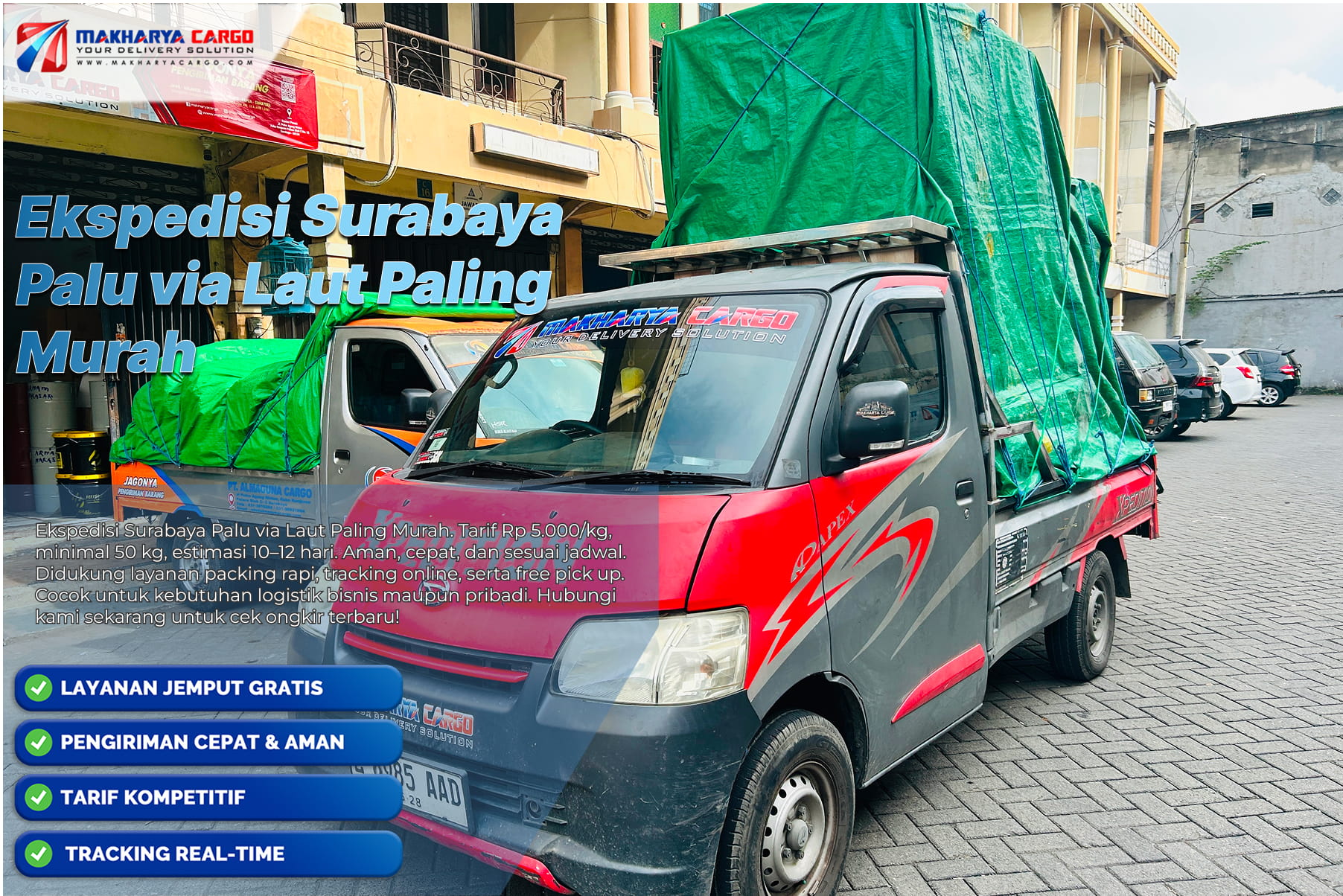 Ekspedisi Surabaya Palu via Laut Paling Murah