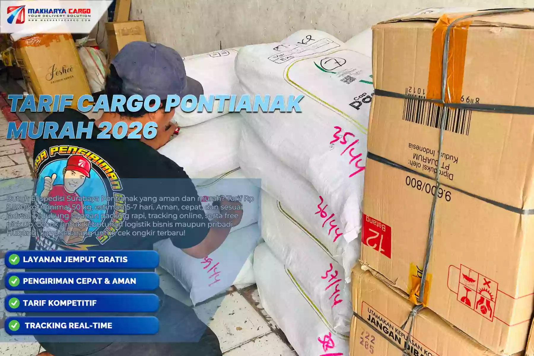 Tarif Cargo Pontianak Murah