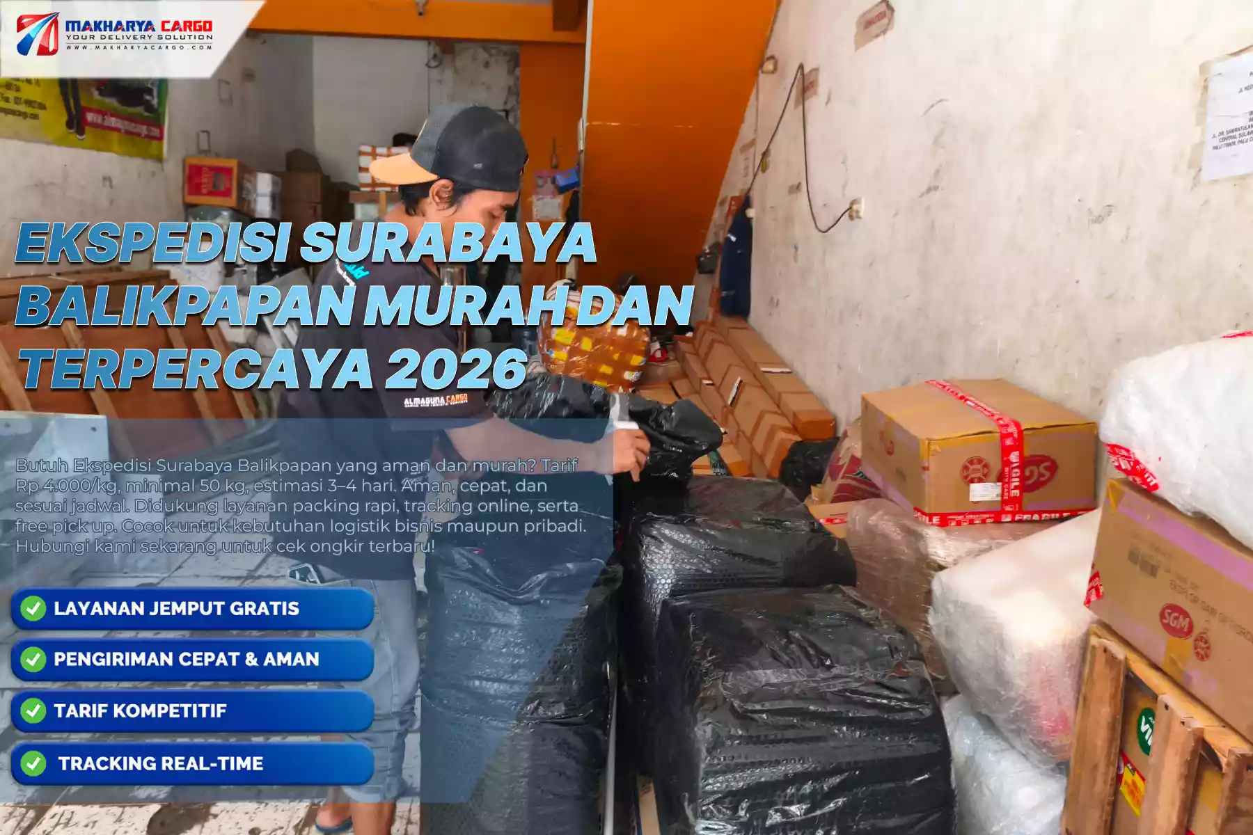 Ekspedisi Surabaya Balikpapan Murah dan Terpercaya