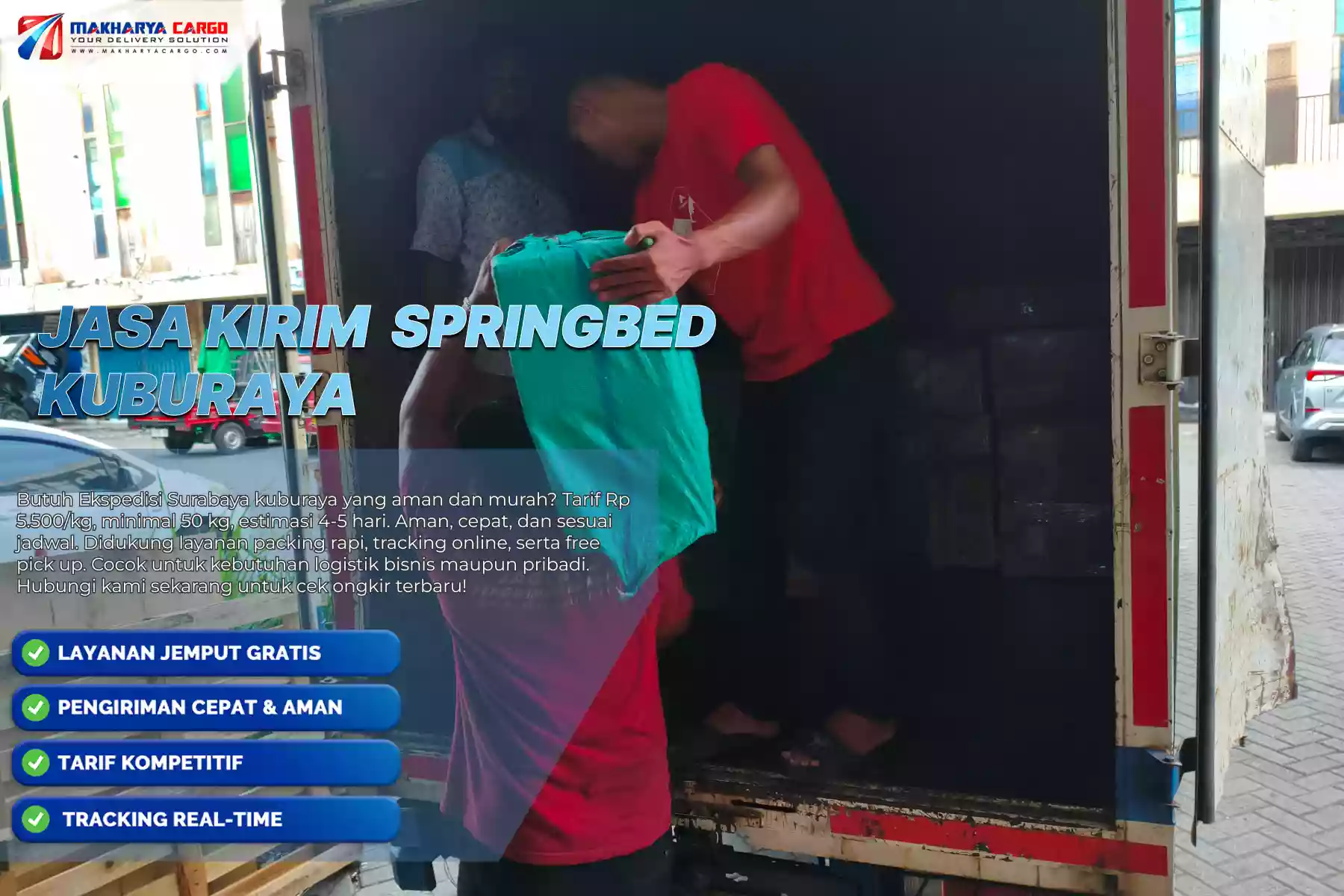 Jasa Kirim Springbed Kuburaya