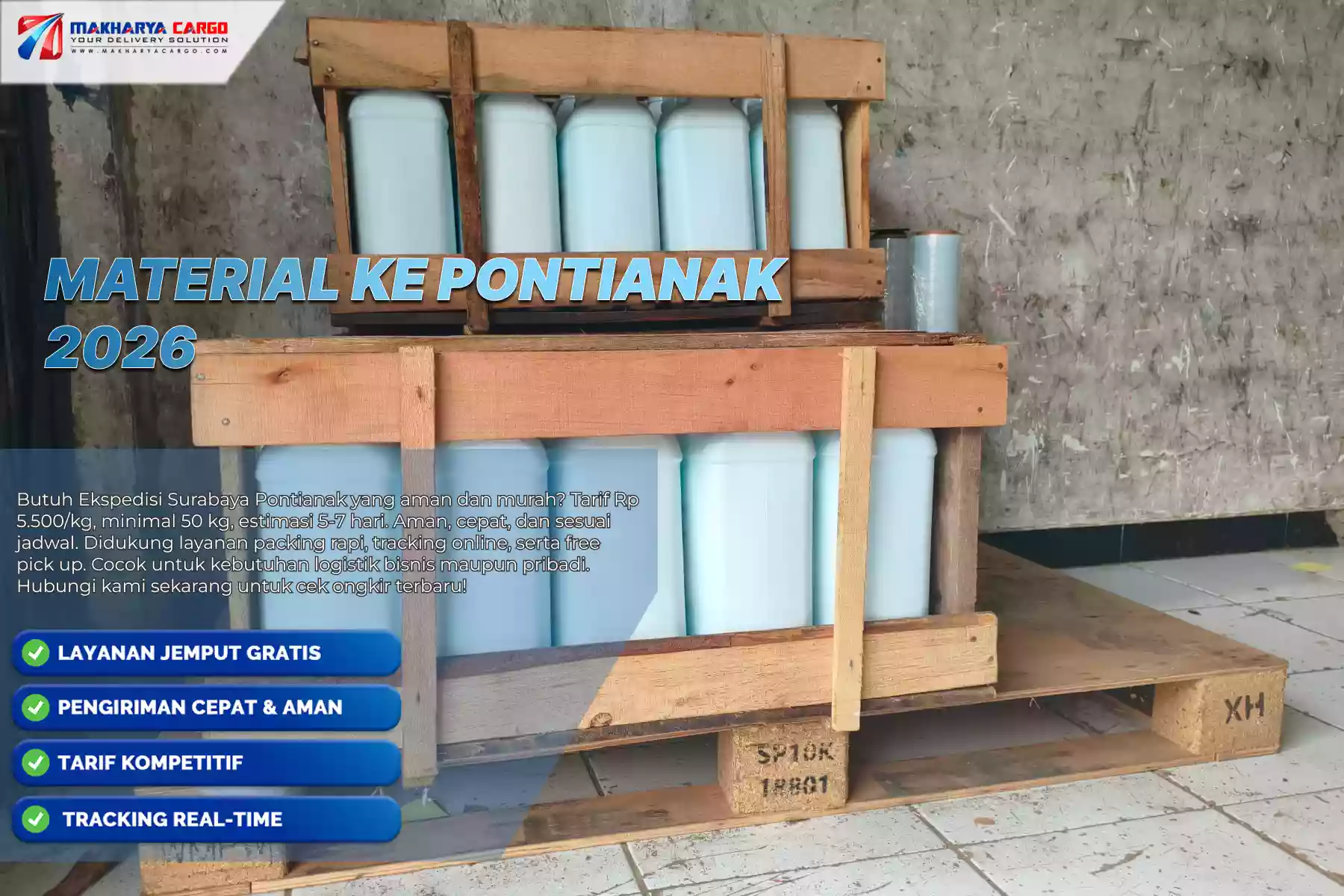 Material ke Pontianak