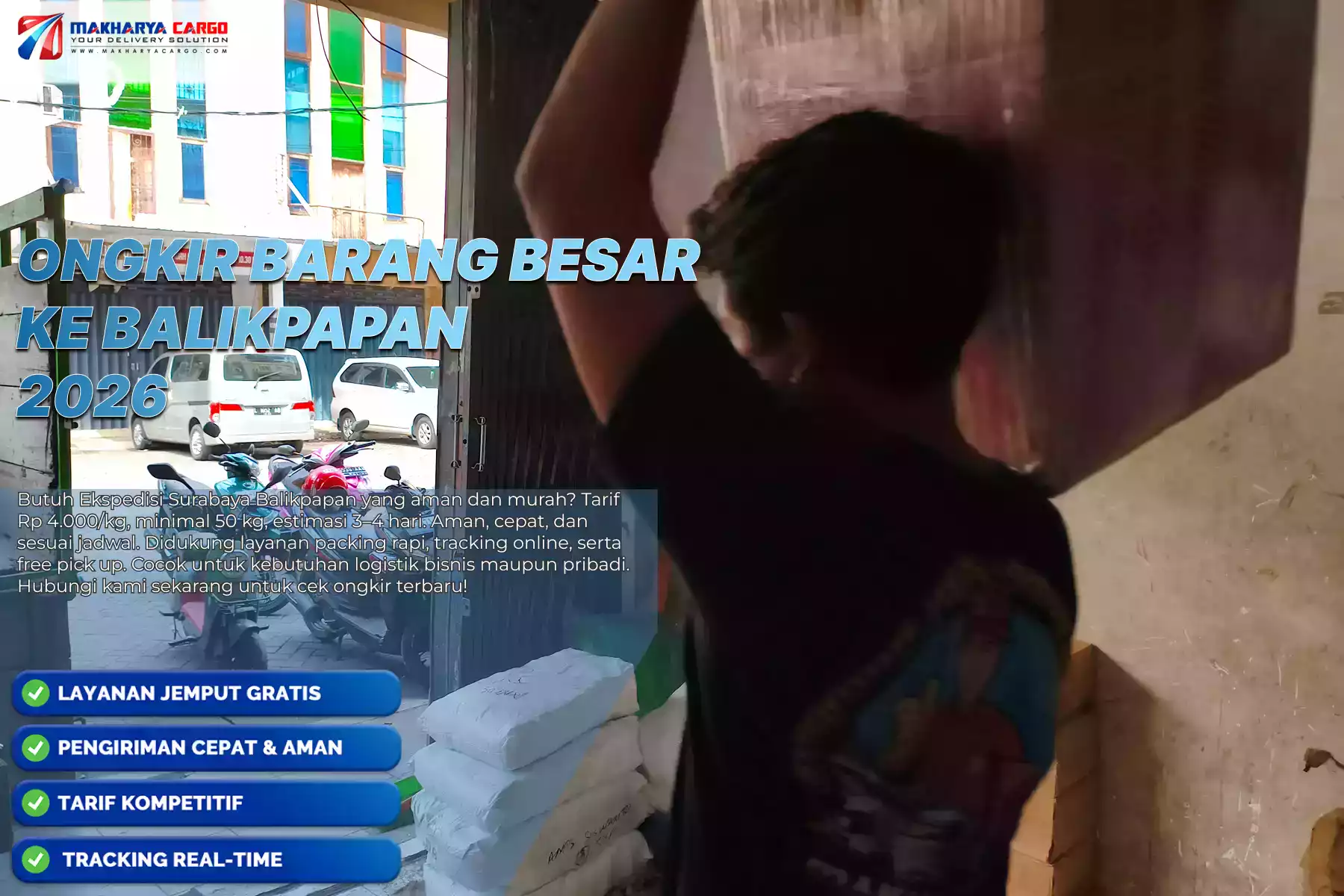 Ongkir Barang Besar ke Balikpapan