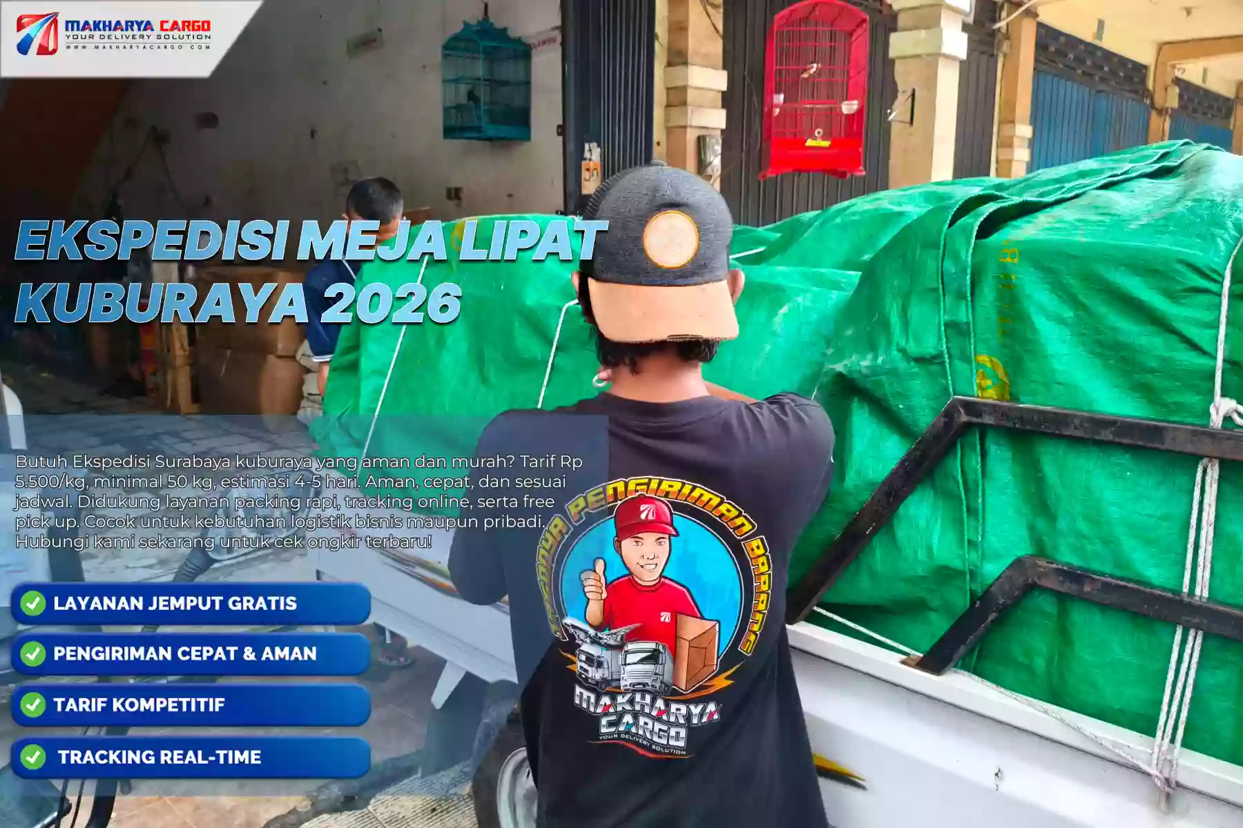 Ekspedisi Meja Lipat Kuburaya