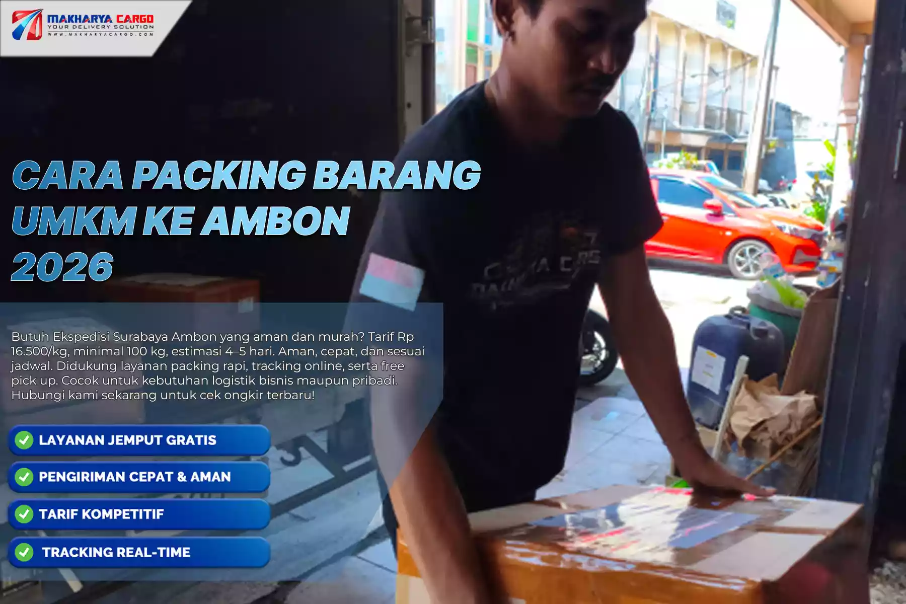 Cara Packing Barang UMKM ke Ambon