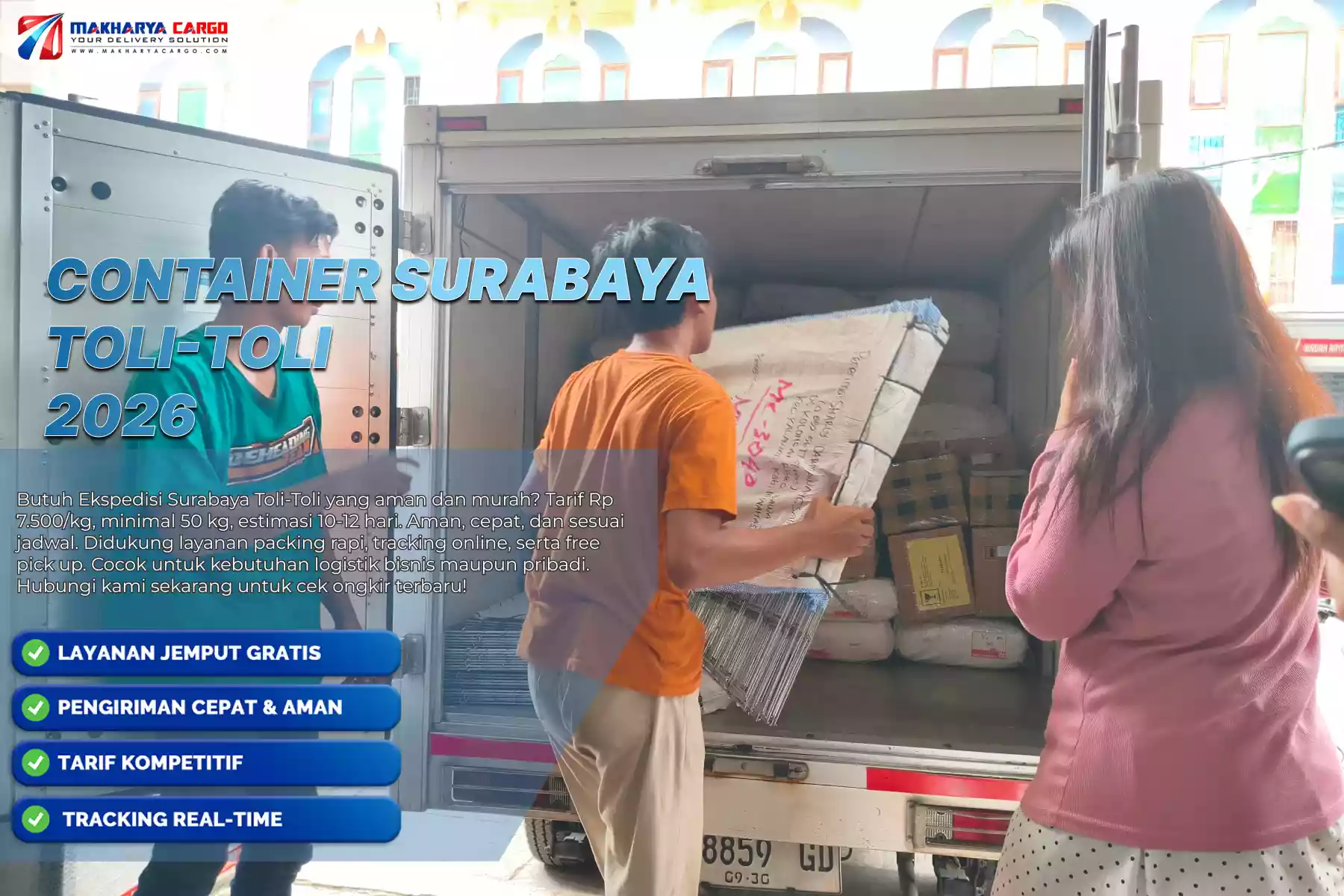 Container Surabaya Toli Toli