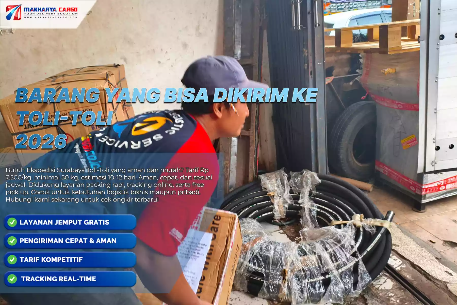 Barang yang Bisa Dikirim ke Toli Toli