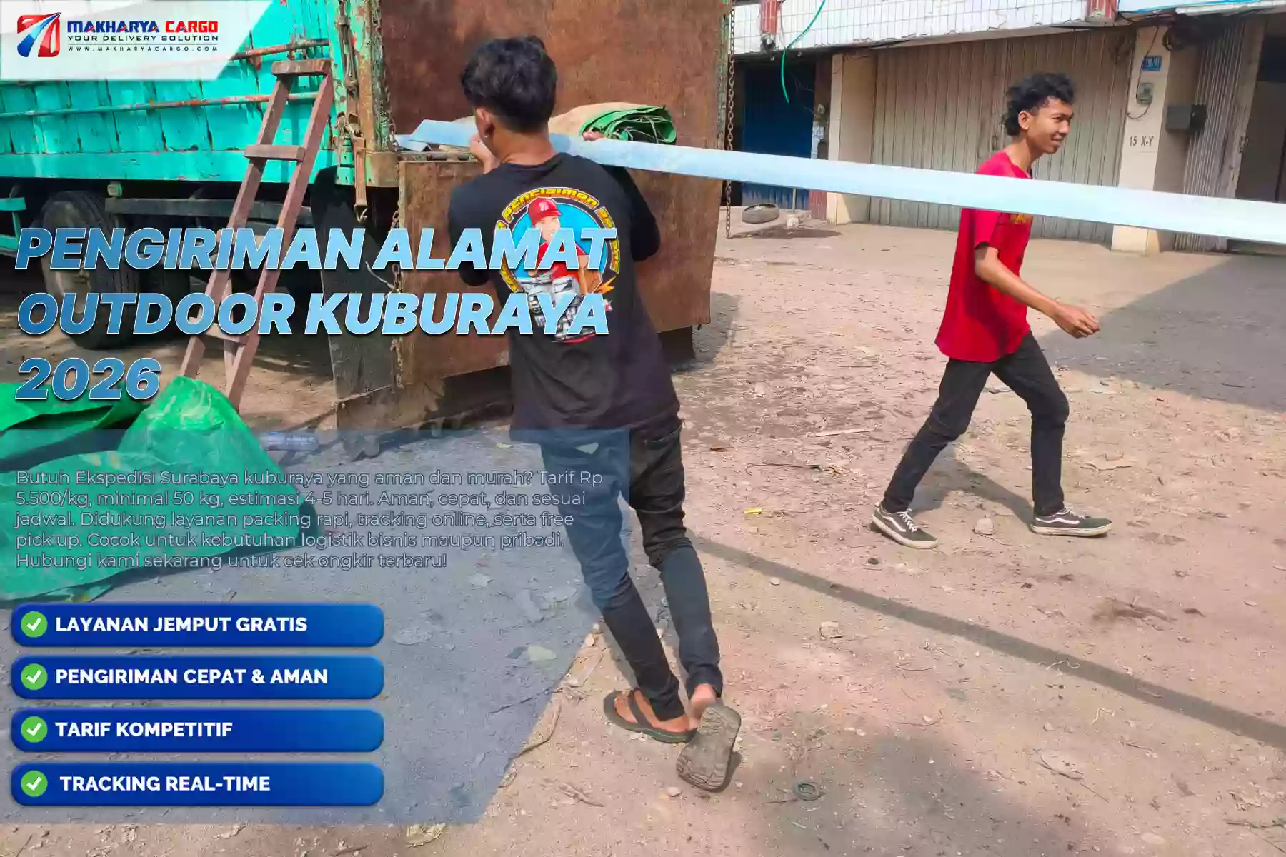 Pengiriman Alat Outdoor Kuburaya