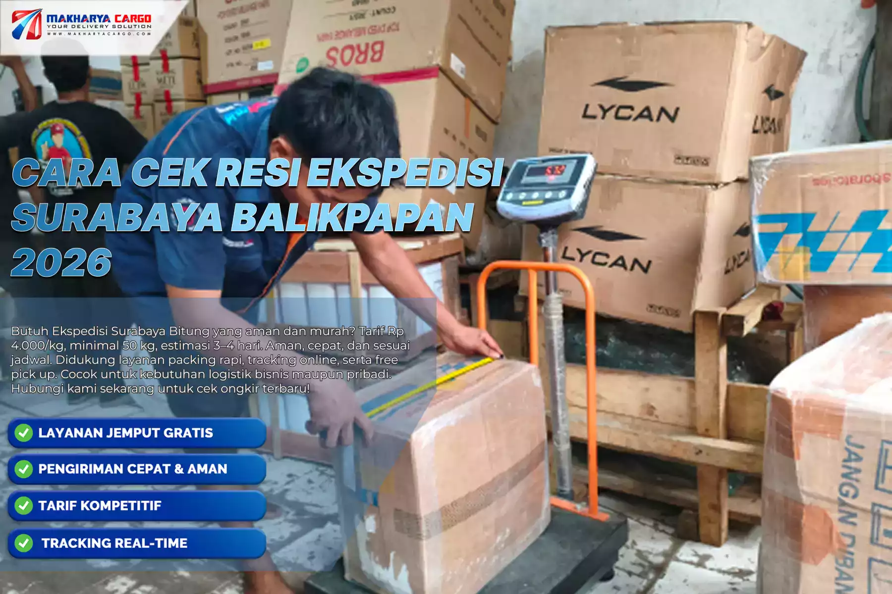 Cara Cek Resi Ekspedisi Surabaya Balikpapan