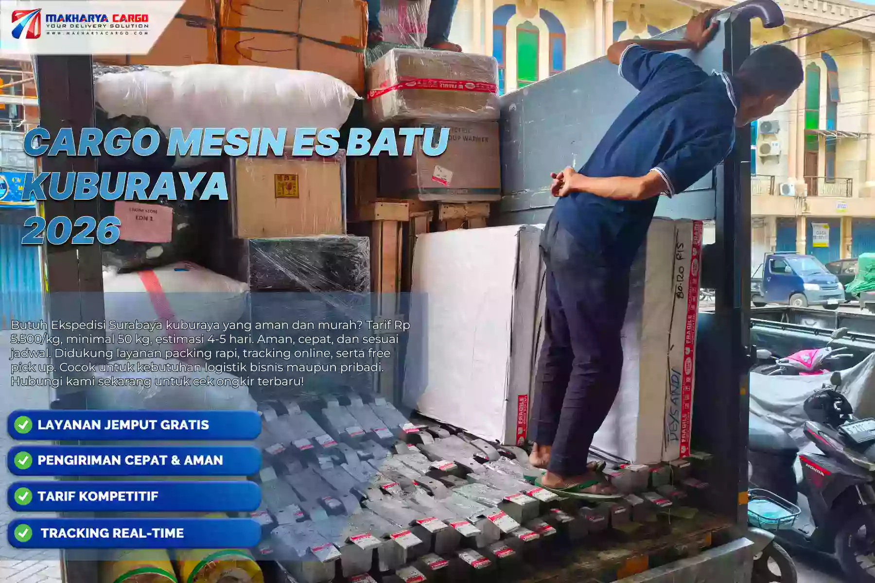 Cargo Mesin Es Batu Kuburaya