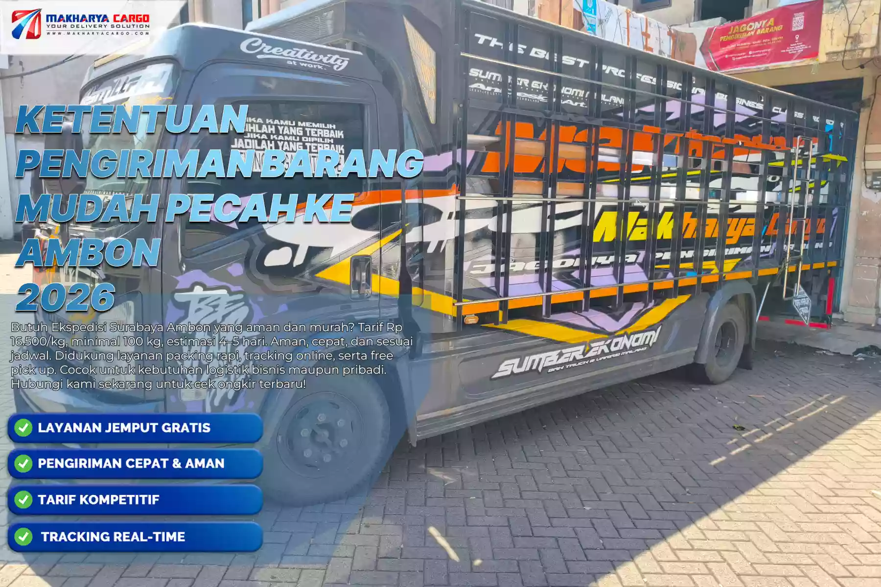 Jasa pengiriman retail ke Ambon