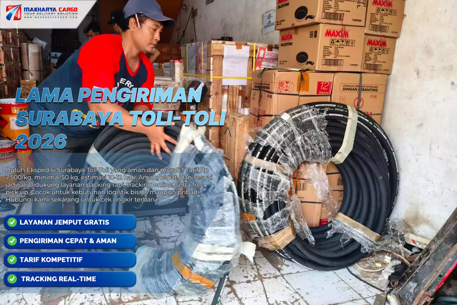 Lama Pengiriman Surabaya Toli Toli