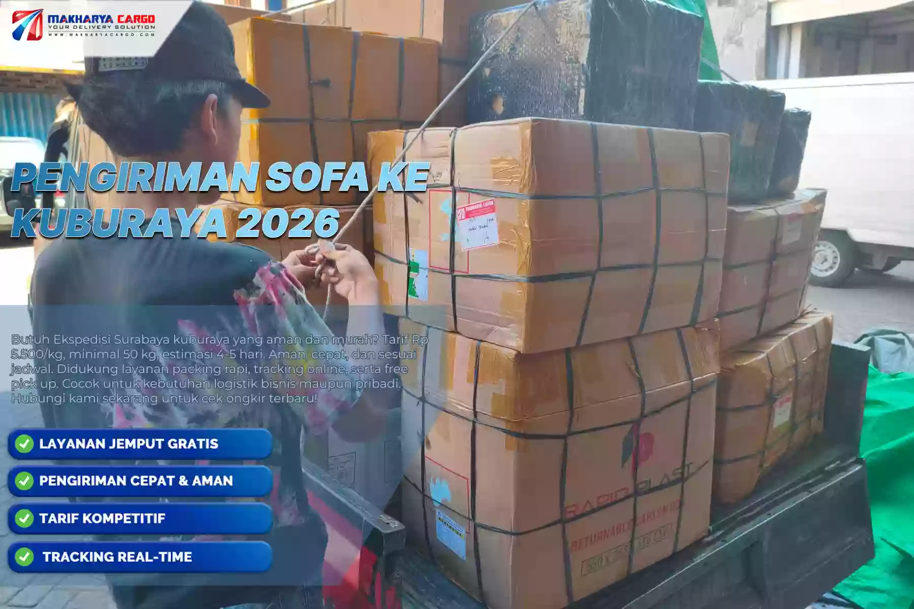 Pengiriman Sofa ke Kuburaya