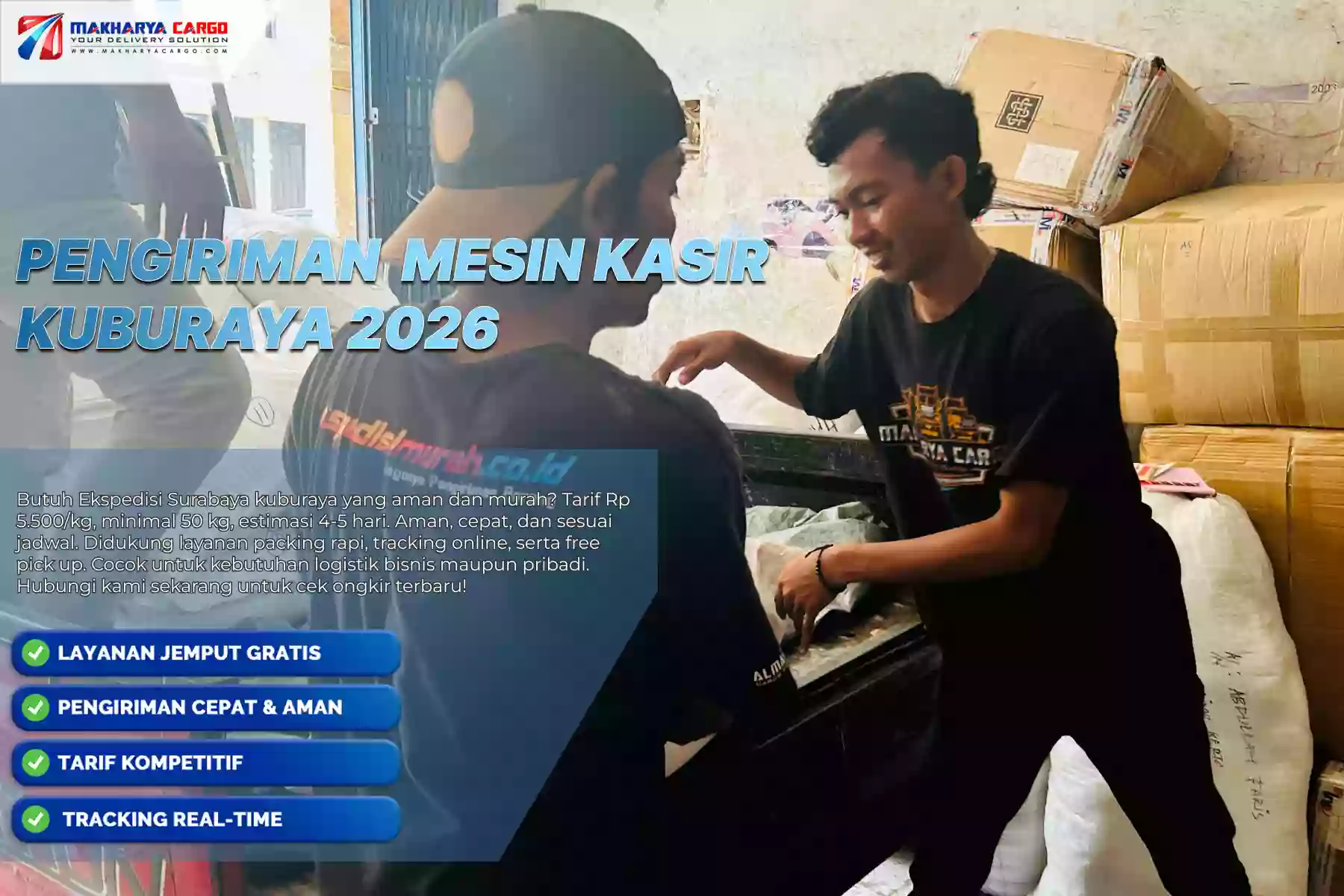 Pengiriman Mesin Kasir Kuburaya