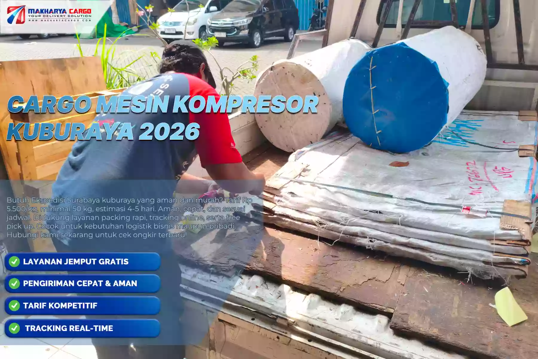 Cargo Mesin Kompresor Kuburaya