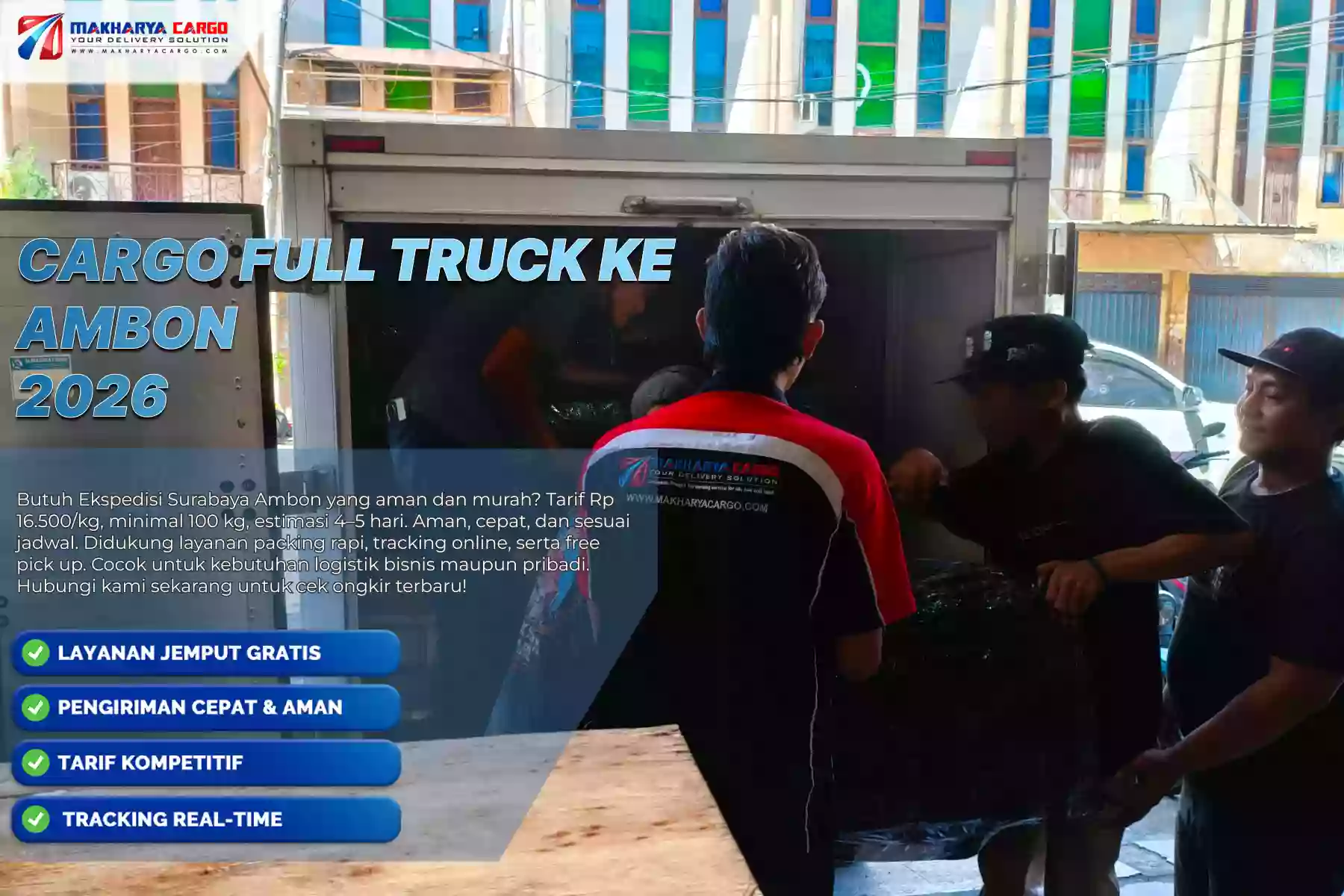 Cargo Full Truck ke Ambon