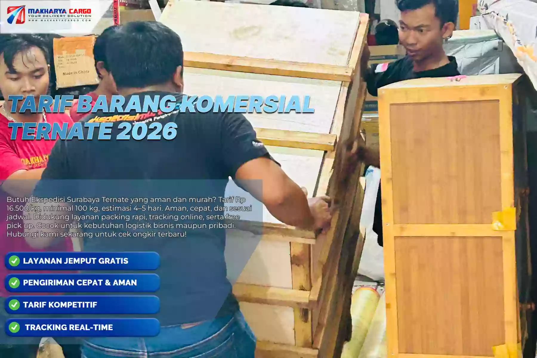 Tarif Barang Komersial Ternate