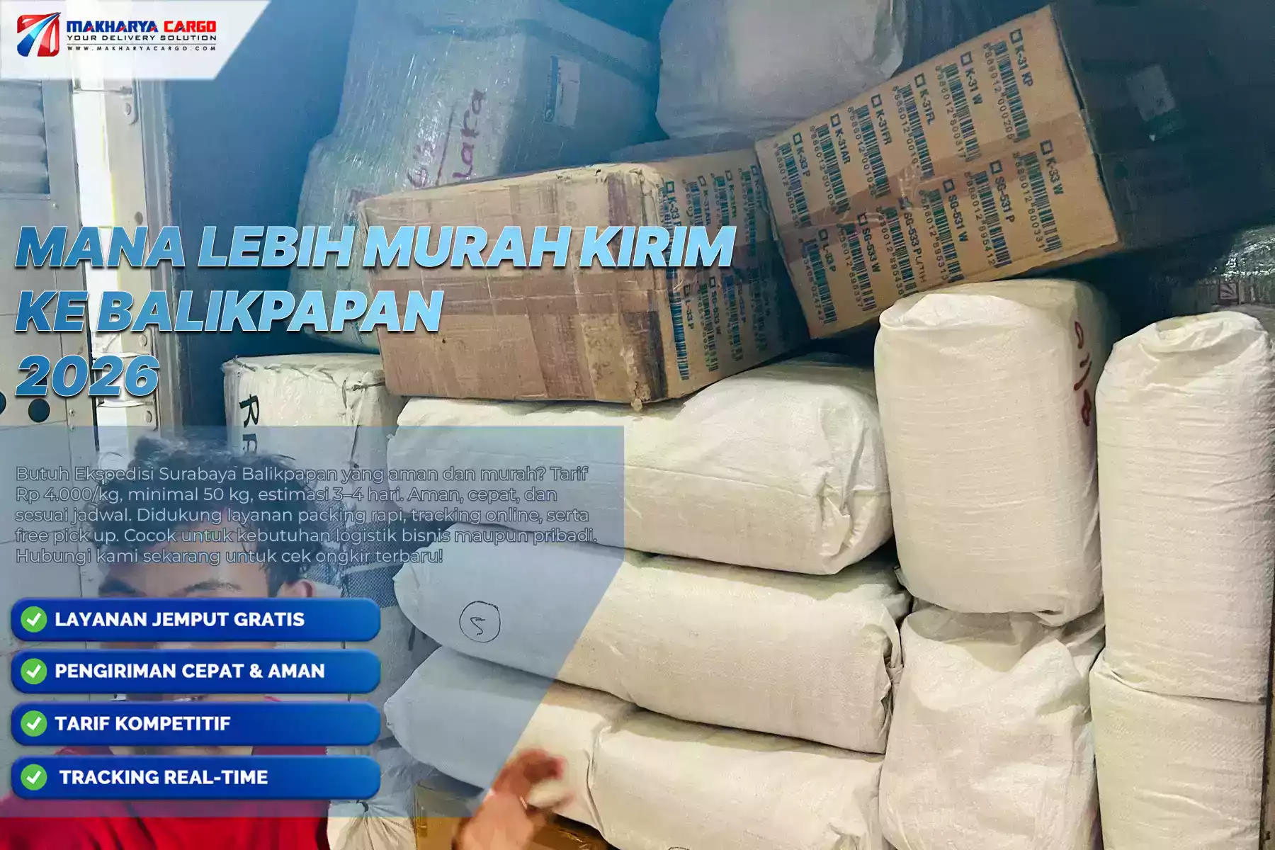 mana lebih murah kirim ke Balikpapan