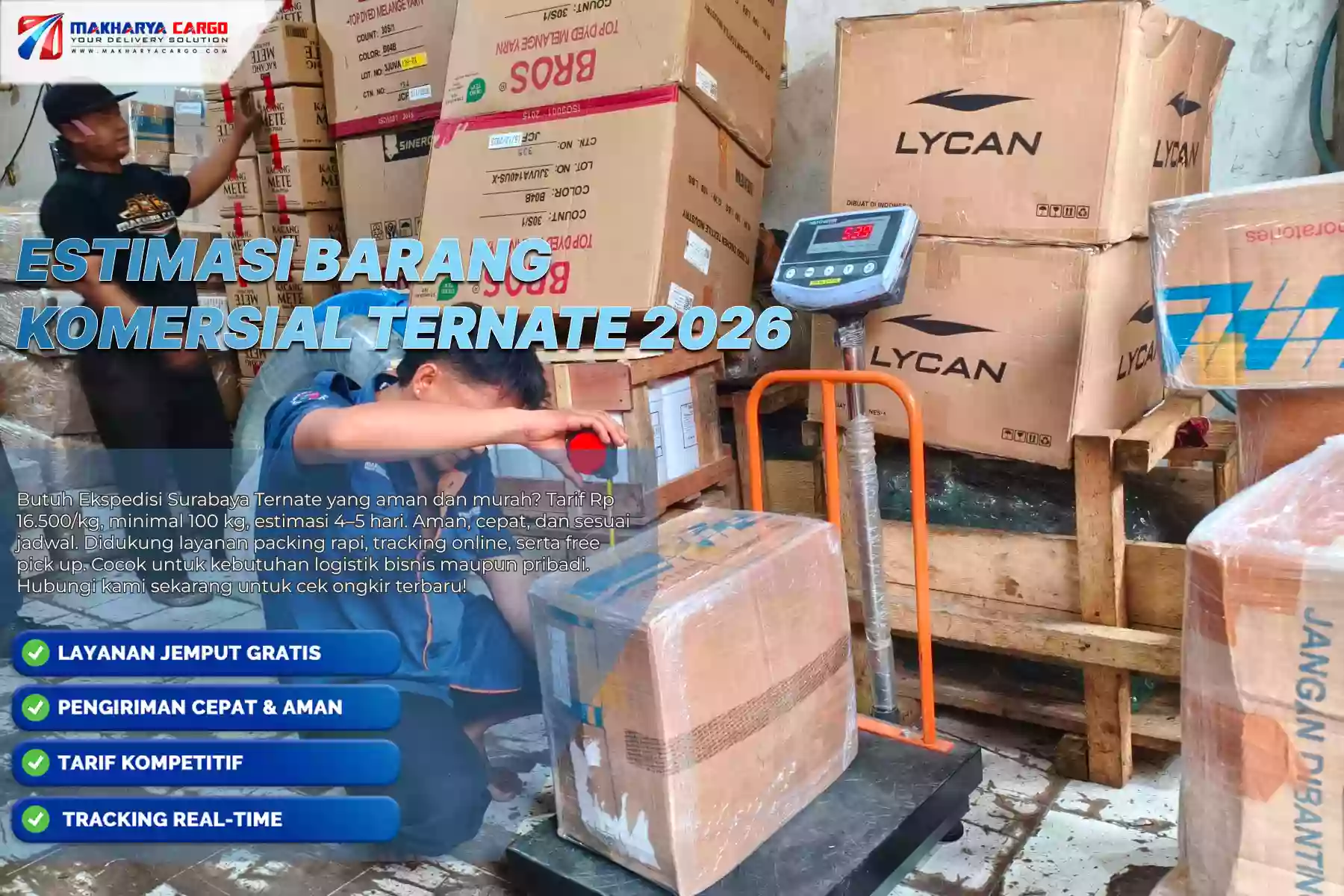 Estimasi Barang Komersial Ternate