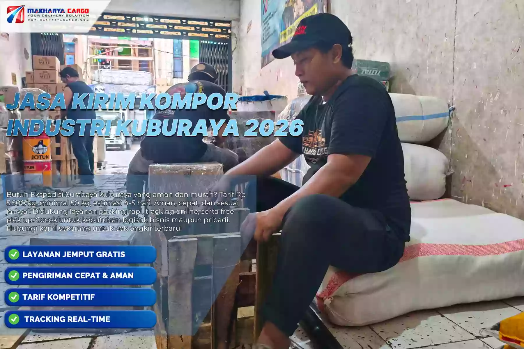 Jasa Kirim Kompor Industri Kuburaya