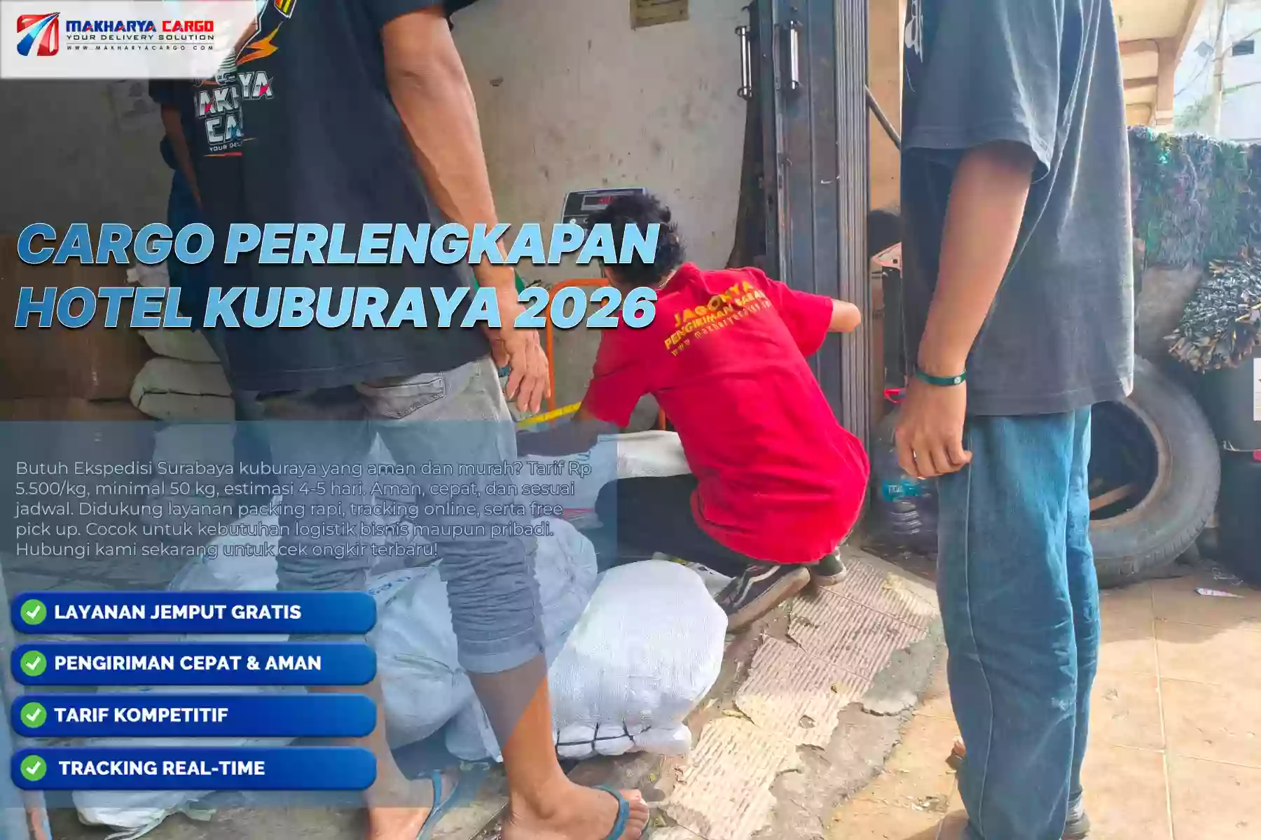 Cargo Perlengkapan Hotel Kuburaya