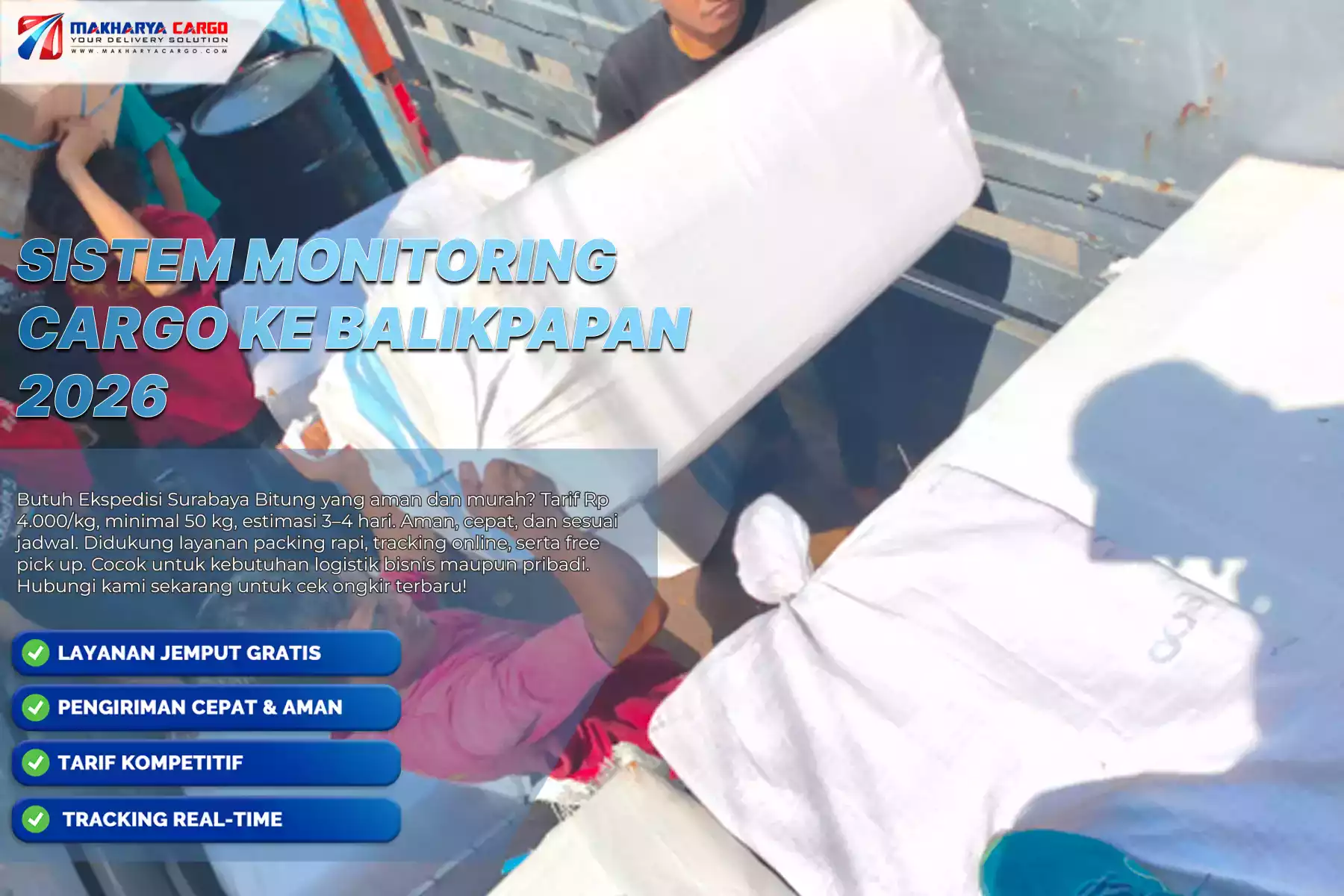 Sistem Monitoring Cargo ke Balikpapan