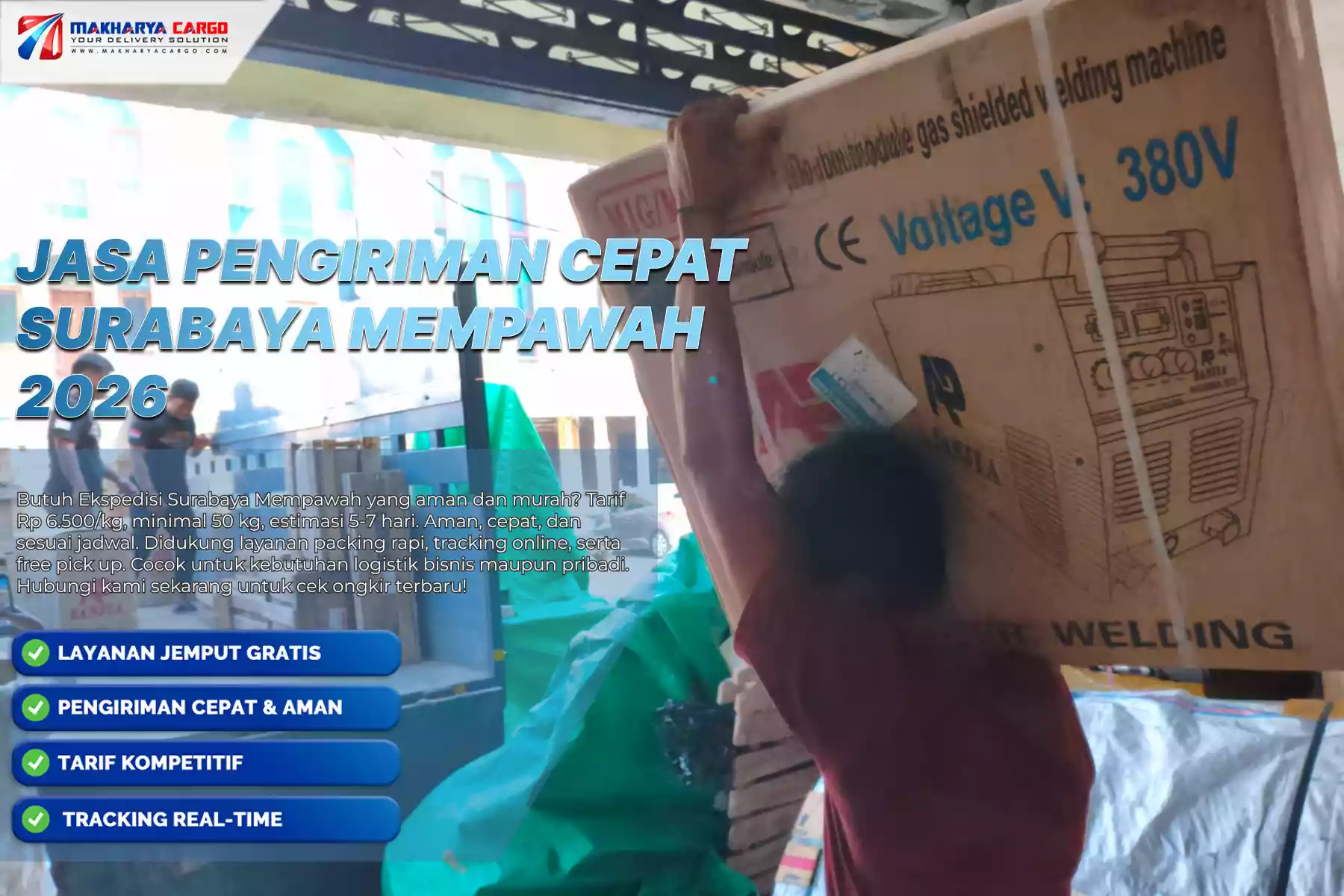 Jasa Pengiriman Cepat Surabaya Mempawah