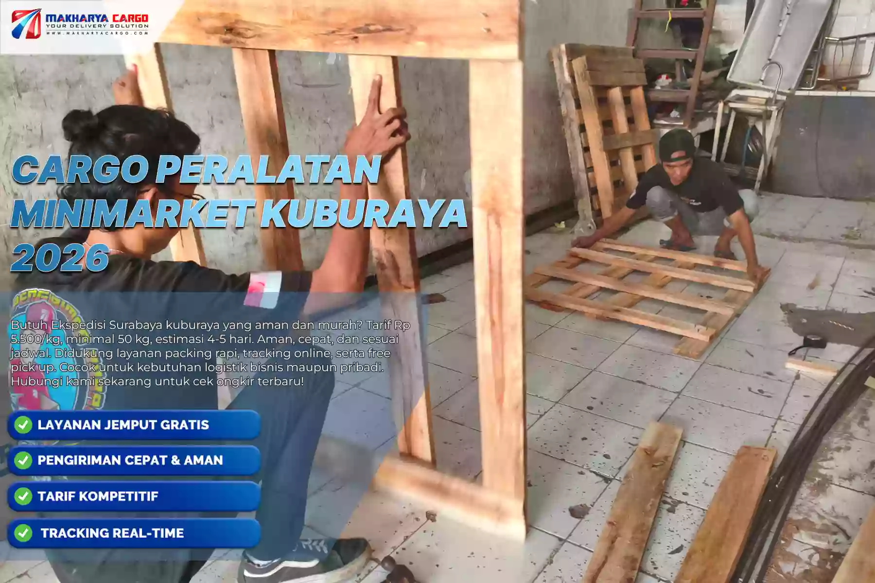 Cargo Peralatan Minimarket Kuburaya
