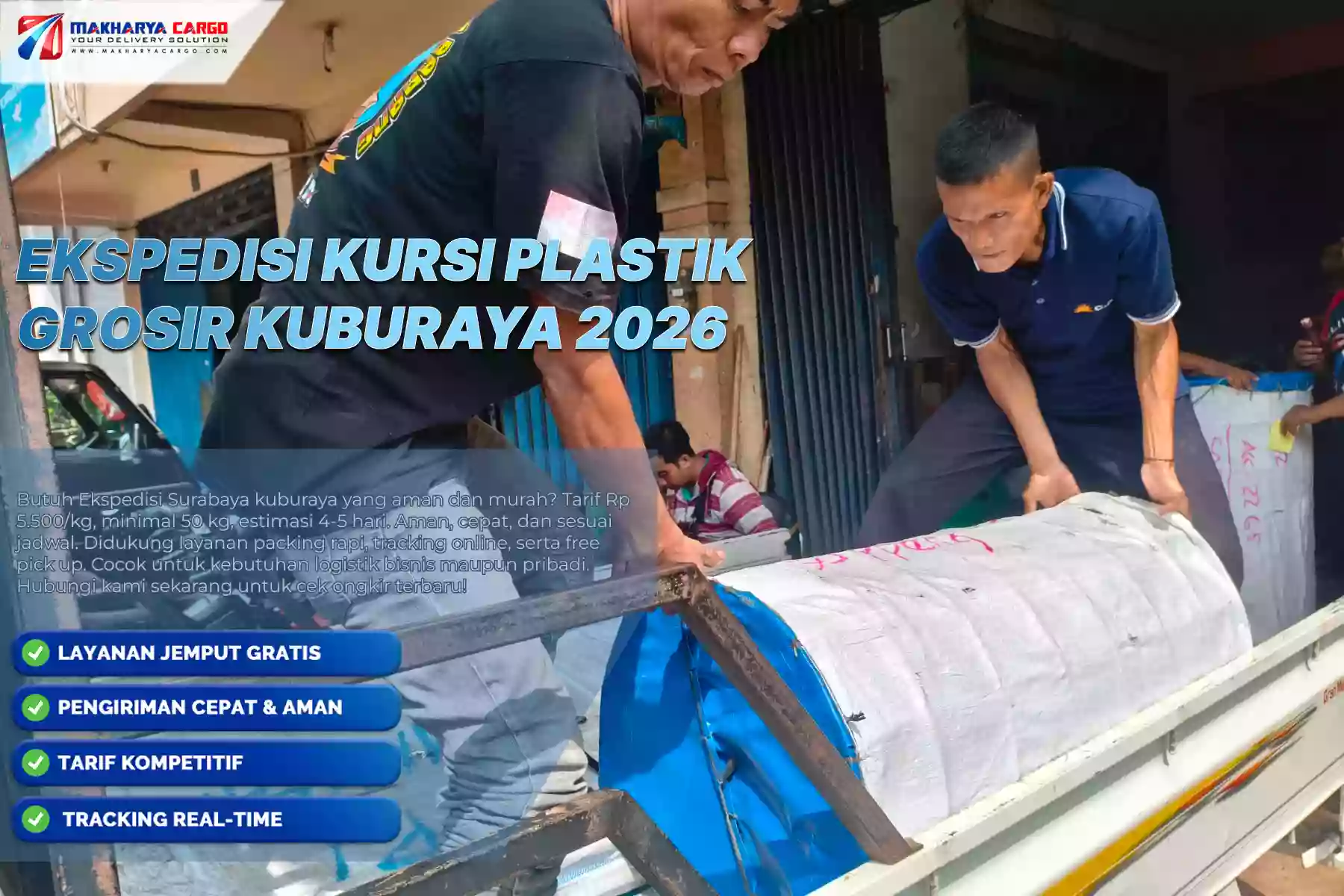 Ekspedisi Kursi Plastik Grosir Kuburaya