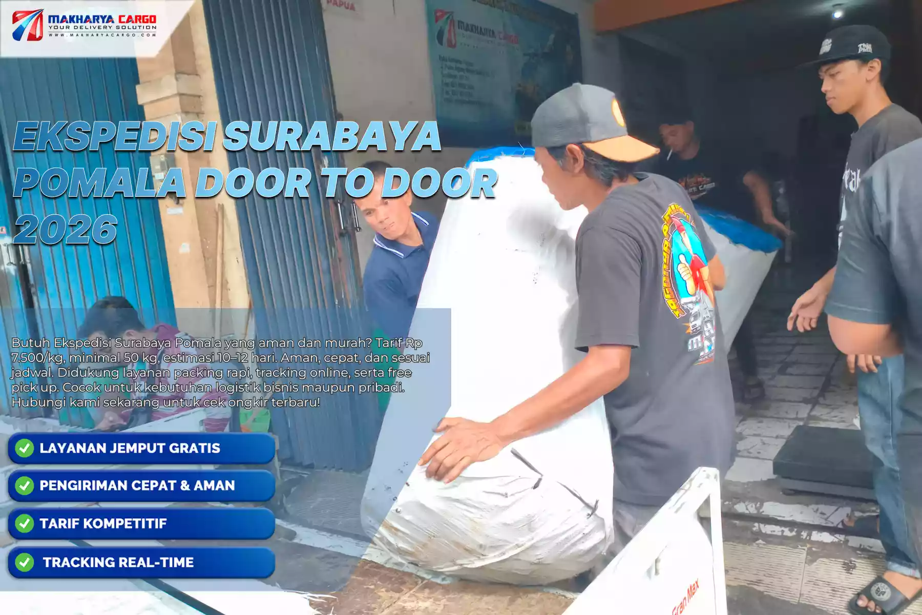 Ekspedisi Surabaya Pomala Door to Door