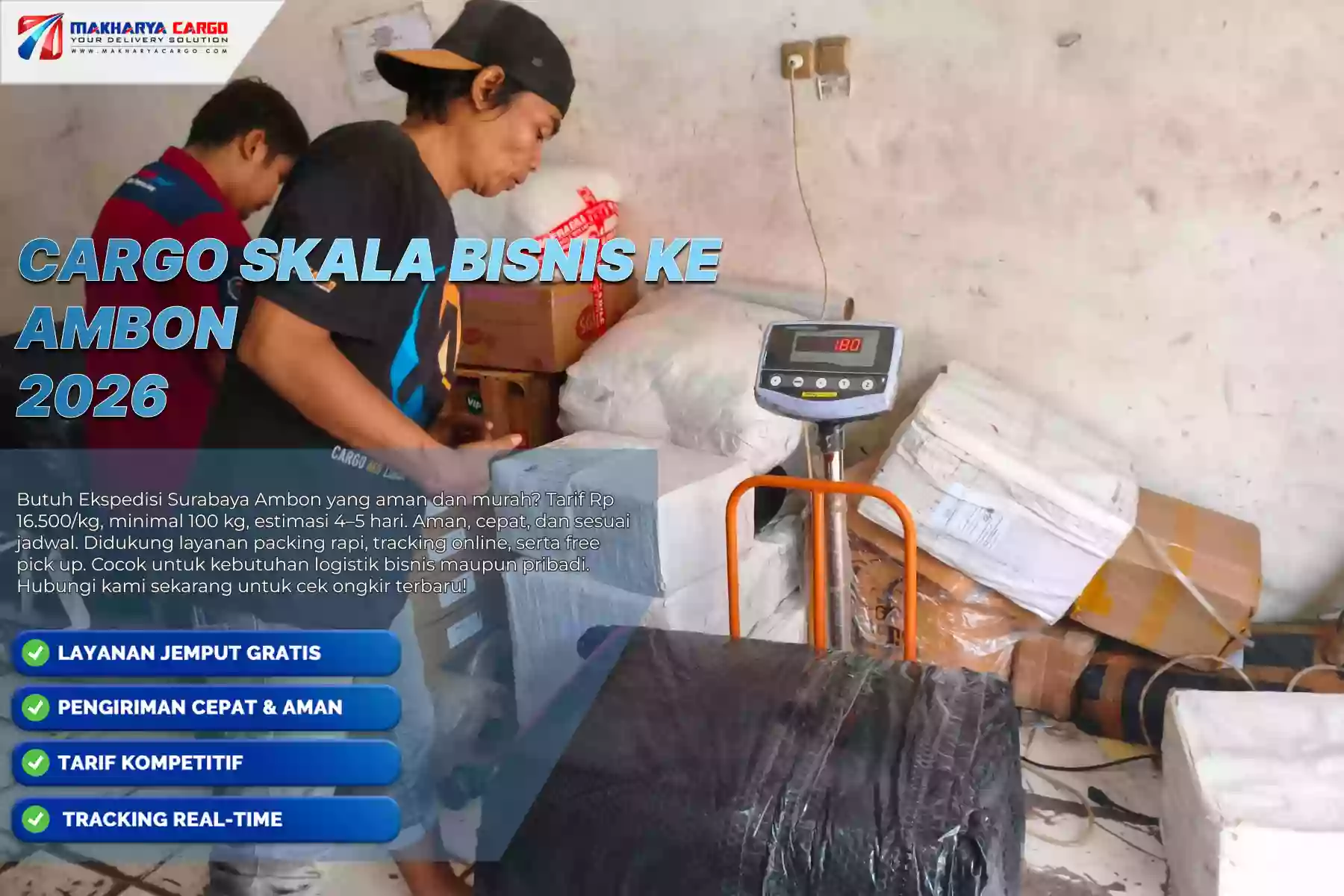 Cargo Skala Bisnis ke Ambon