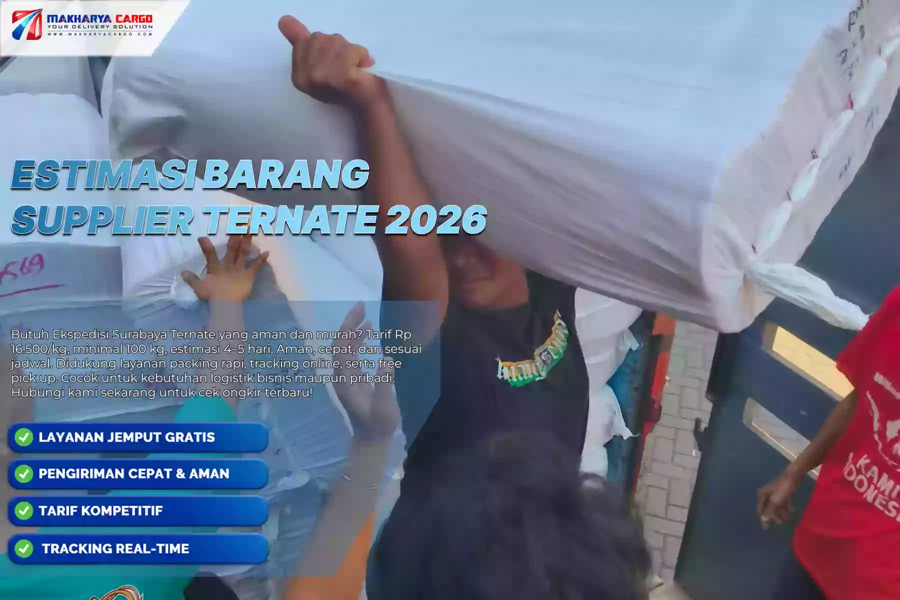 Estimasi Barang Supplier Ternate 