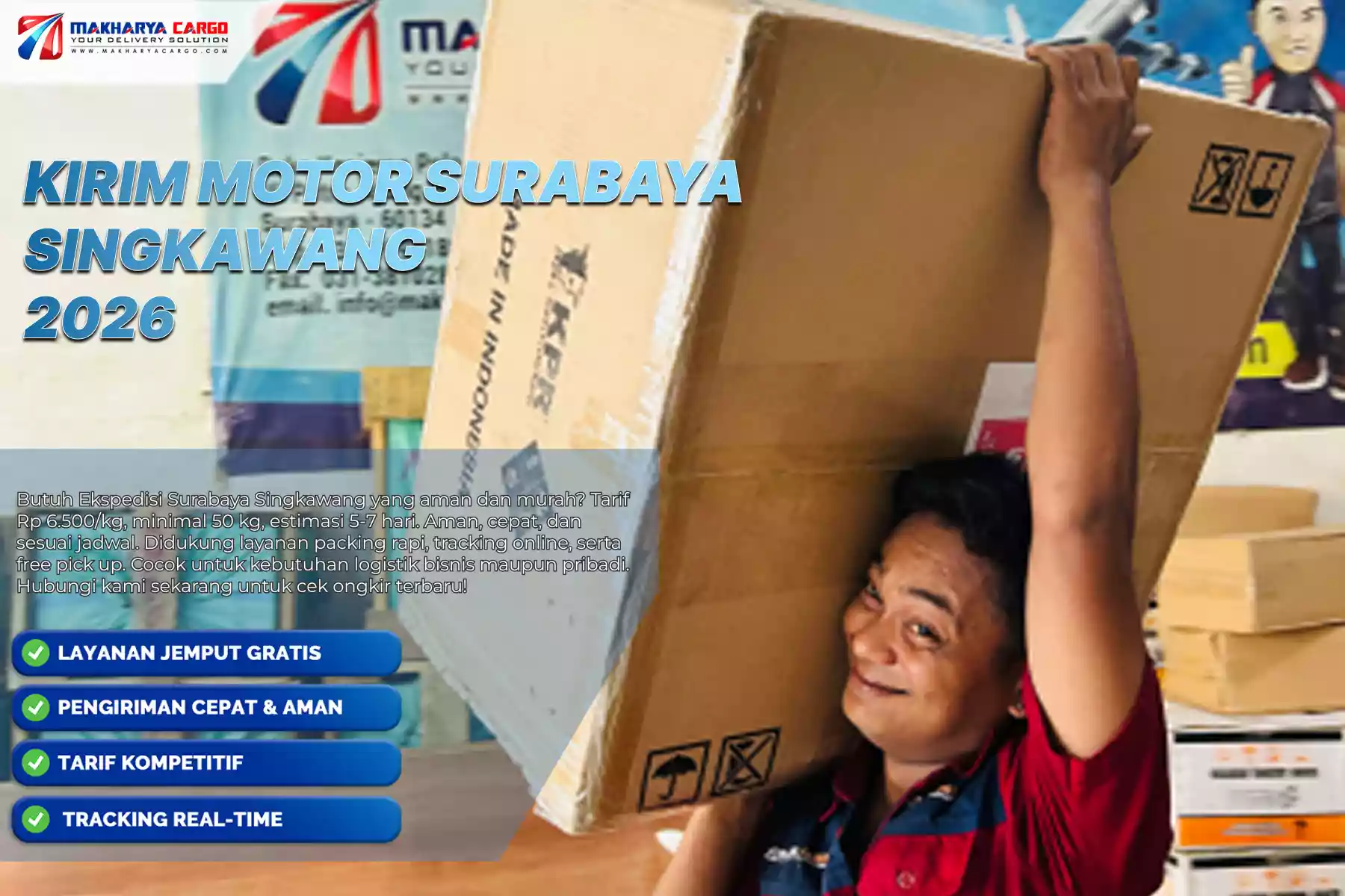 Kirim Motor Surabaya Singkawang