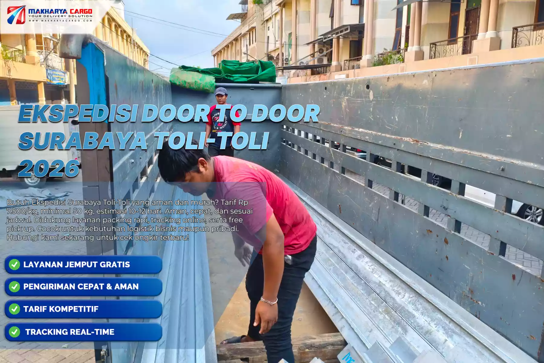 Ekspedisi Door to Door Surabaya Toli Toli