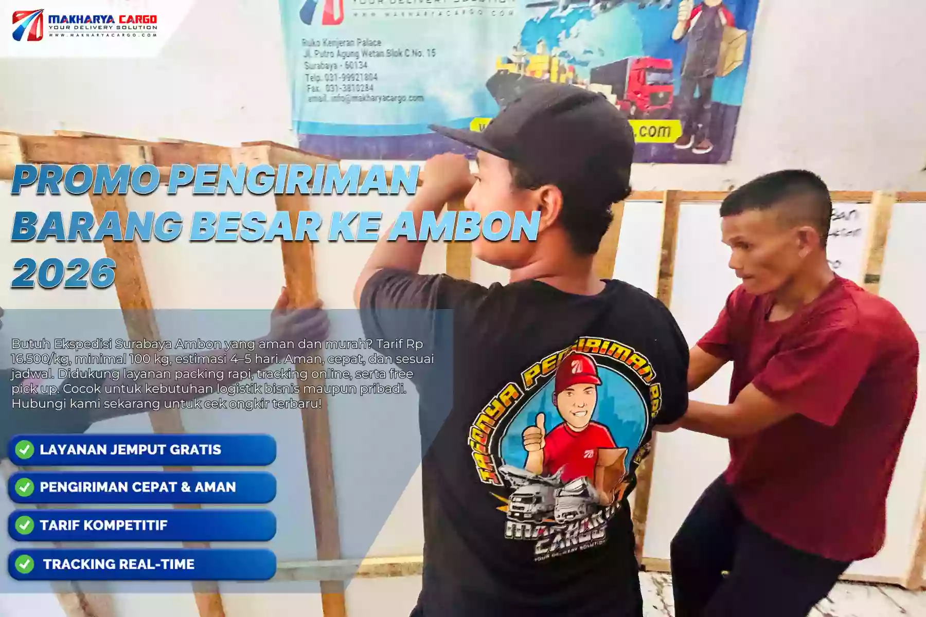 Promo Pengiriman Barang Besar ke Ambon