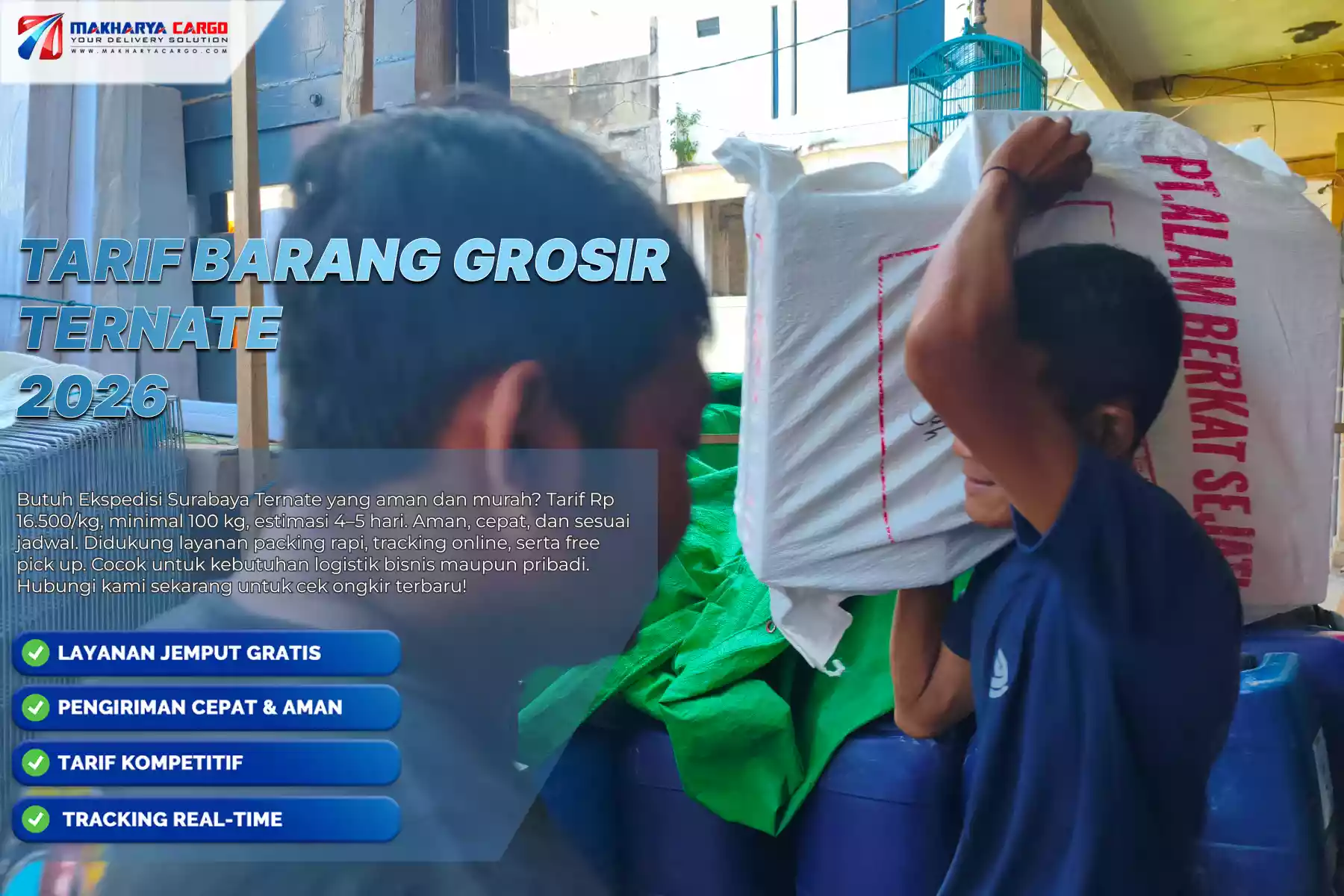 Tarif Barang Grosir Ternate