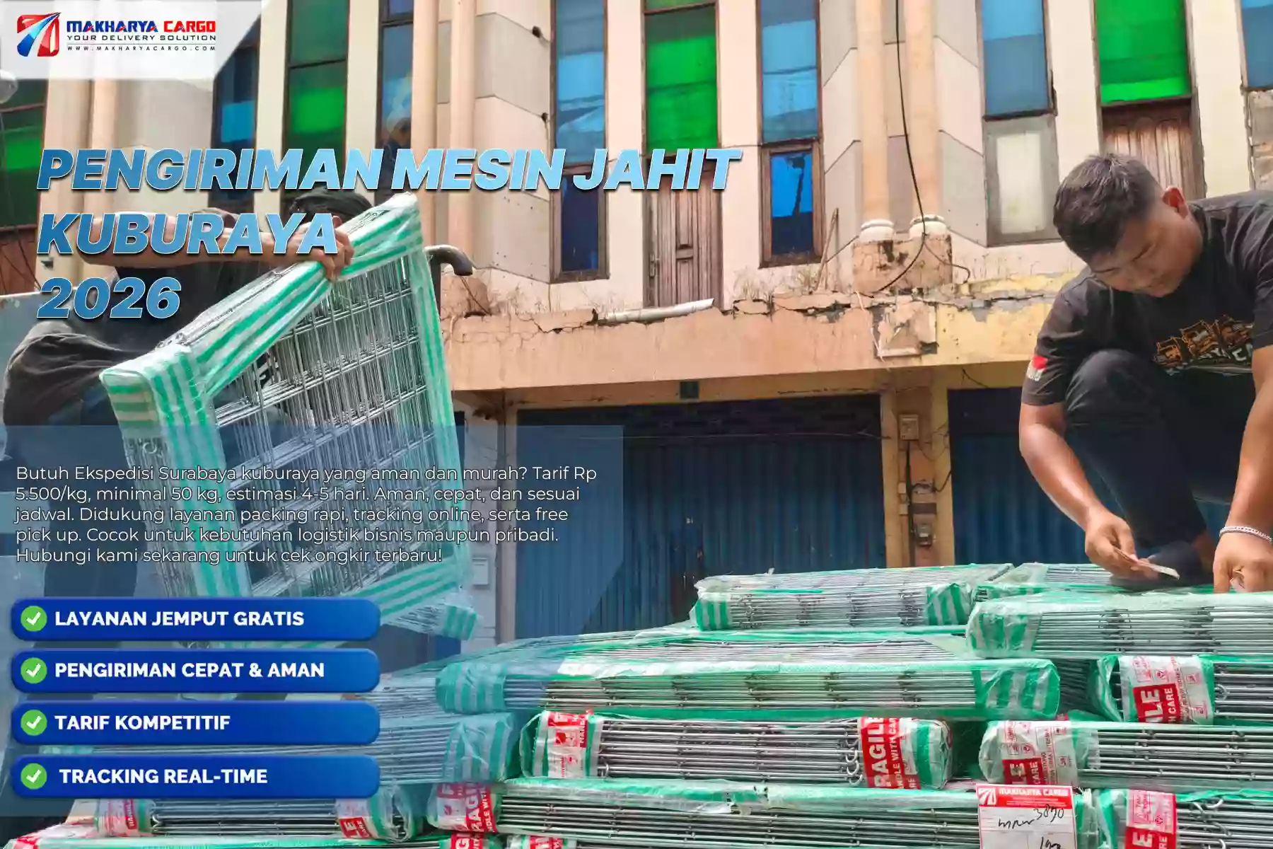 Pengiriman Mesin Jahit Kuburaya