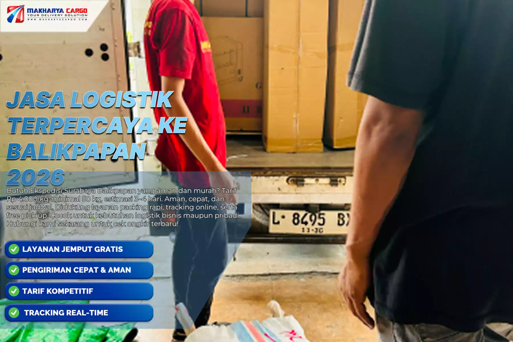 Jasa Logistik Terpercaya ke Balikpapan