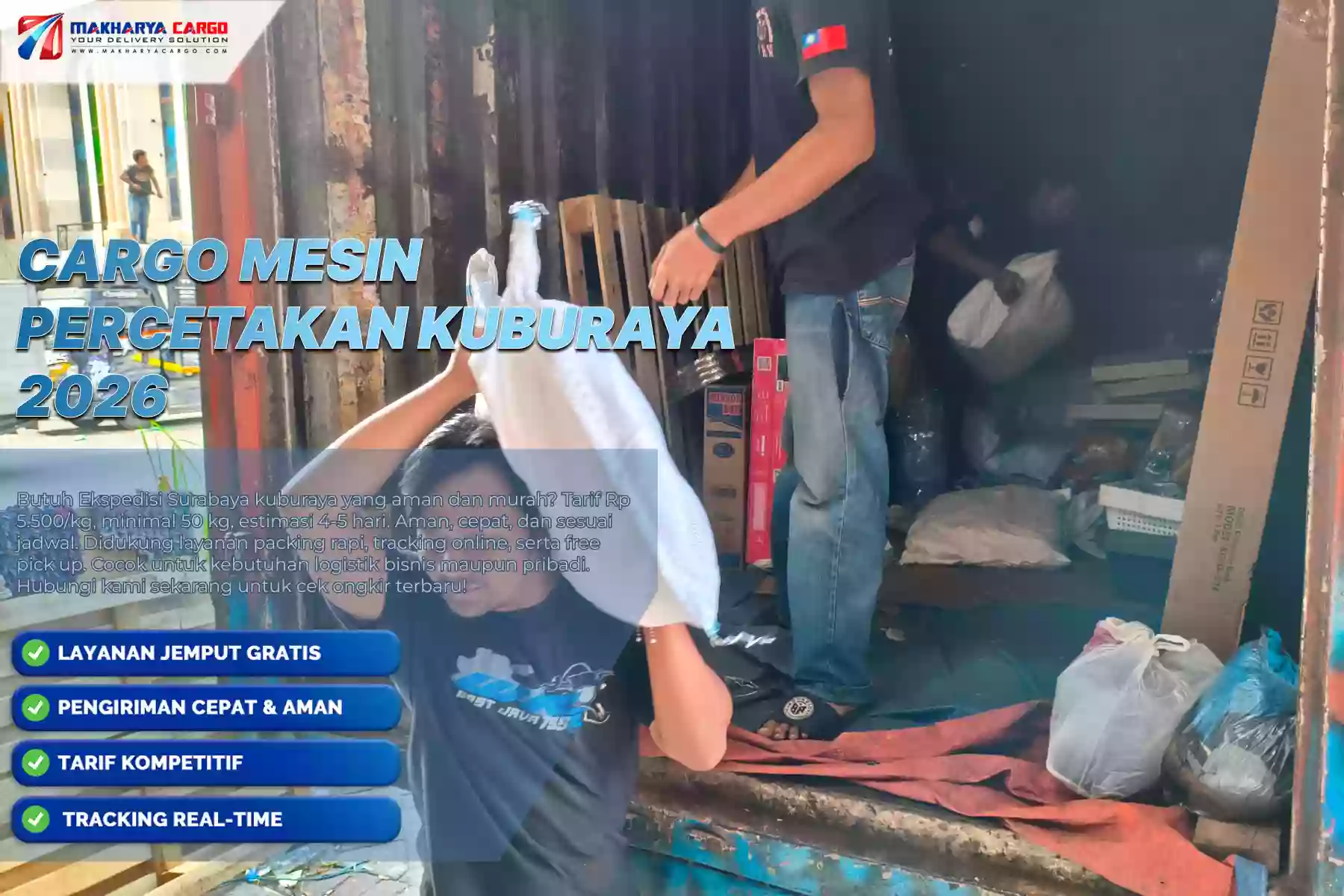Cargo Mesin Percetakan Kuburaya