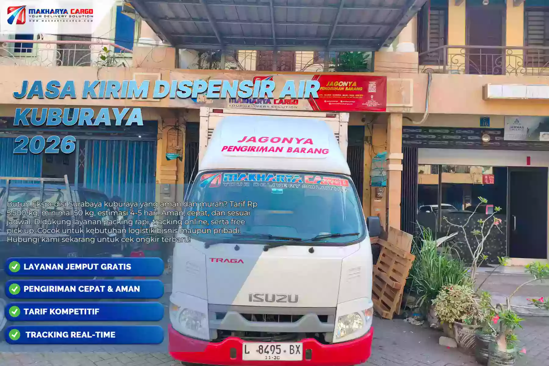Jasa Kirim Dispenser Air Kuburaya