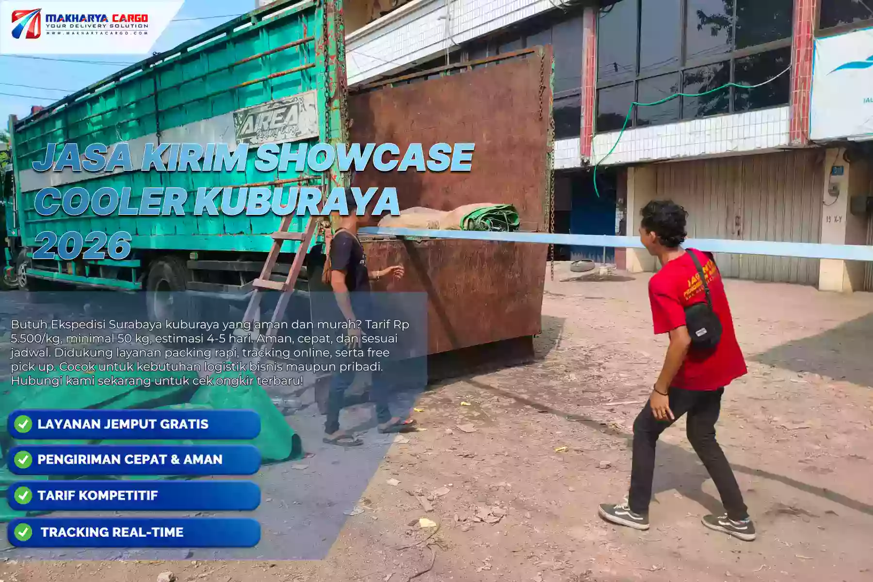Jasa Kirim Showcase Cooler Kuburaya
