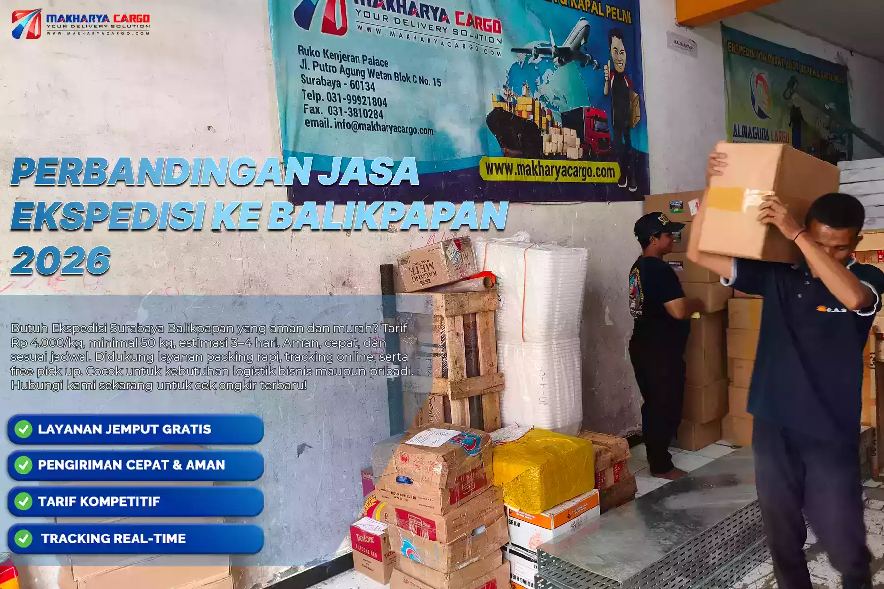 Perbandingan Jasa Ekspedisi ke Balikpapan