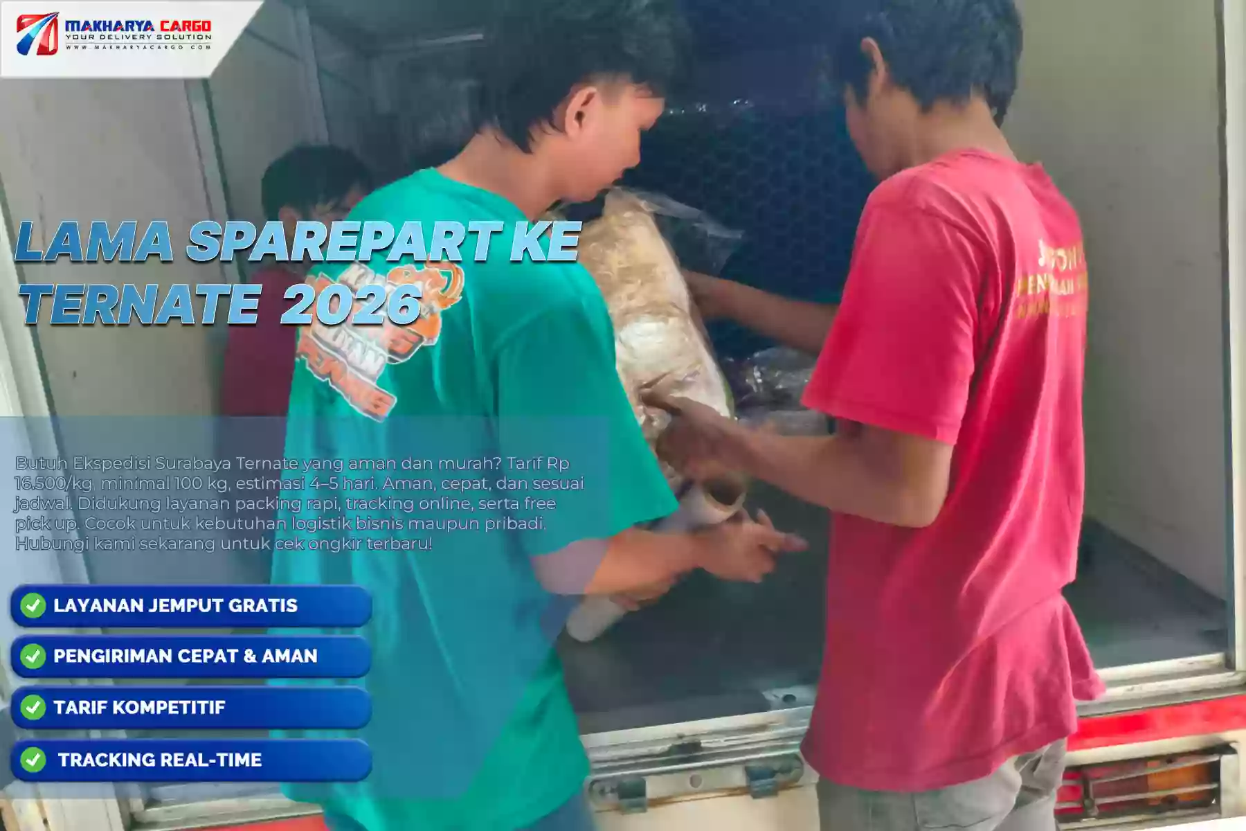 Lama Sparepart ke Ternate