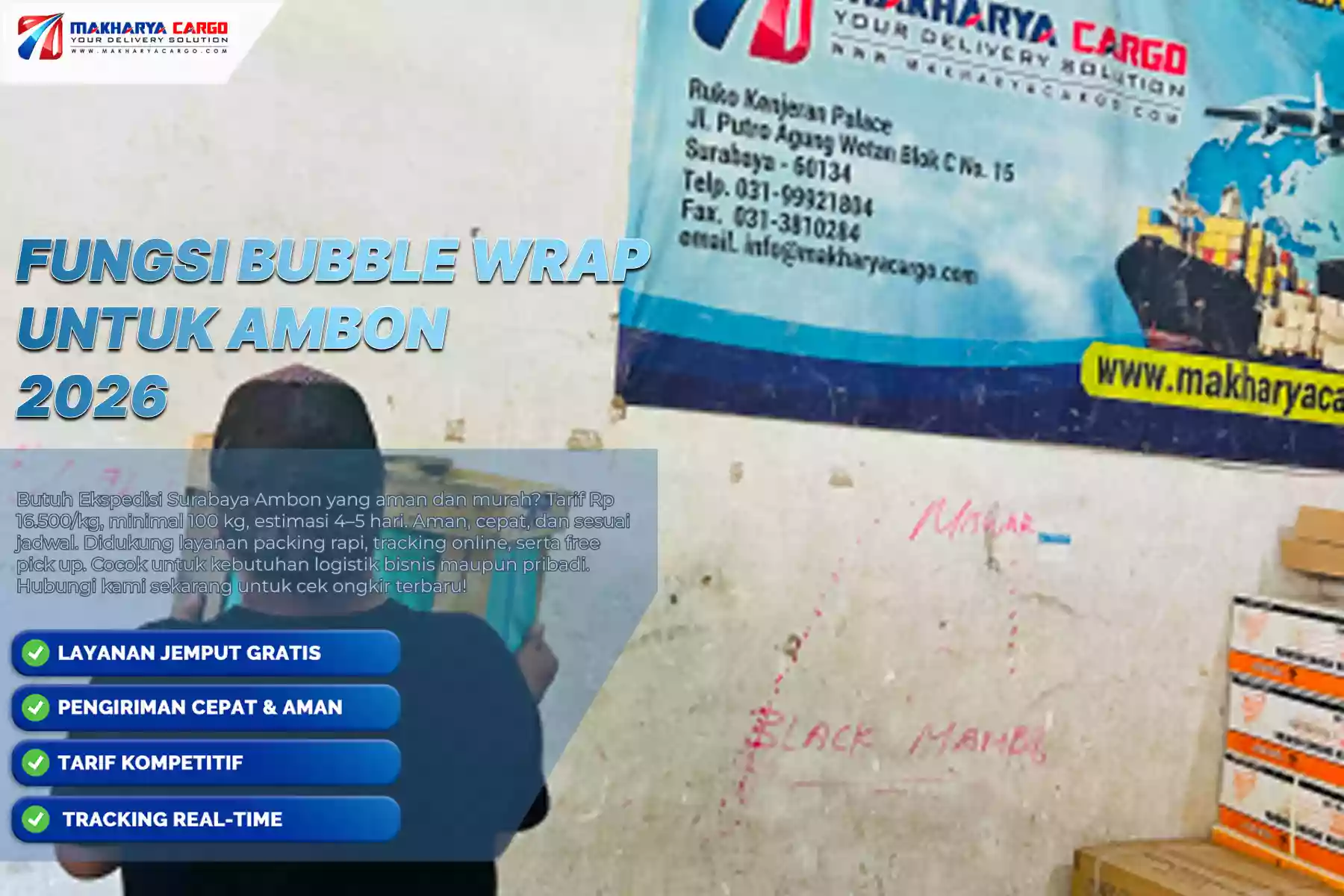 Fungsi Bubble Wrap untuk Ambon