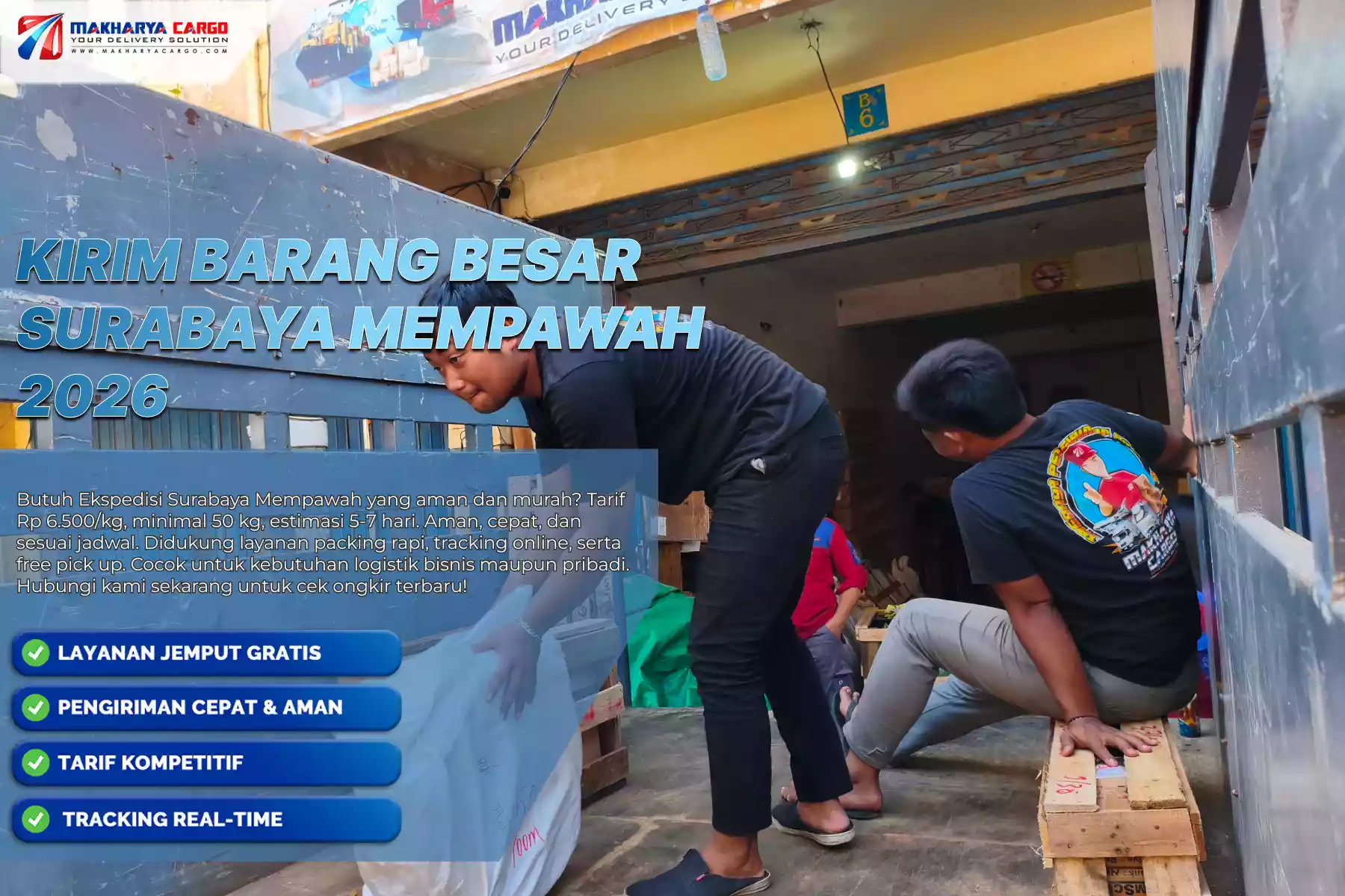Kirim Barang Besar Surabaya Mempawah
