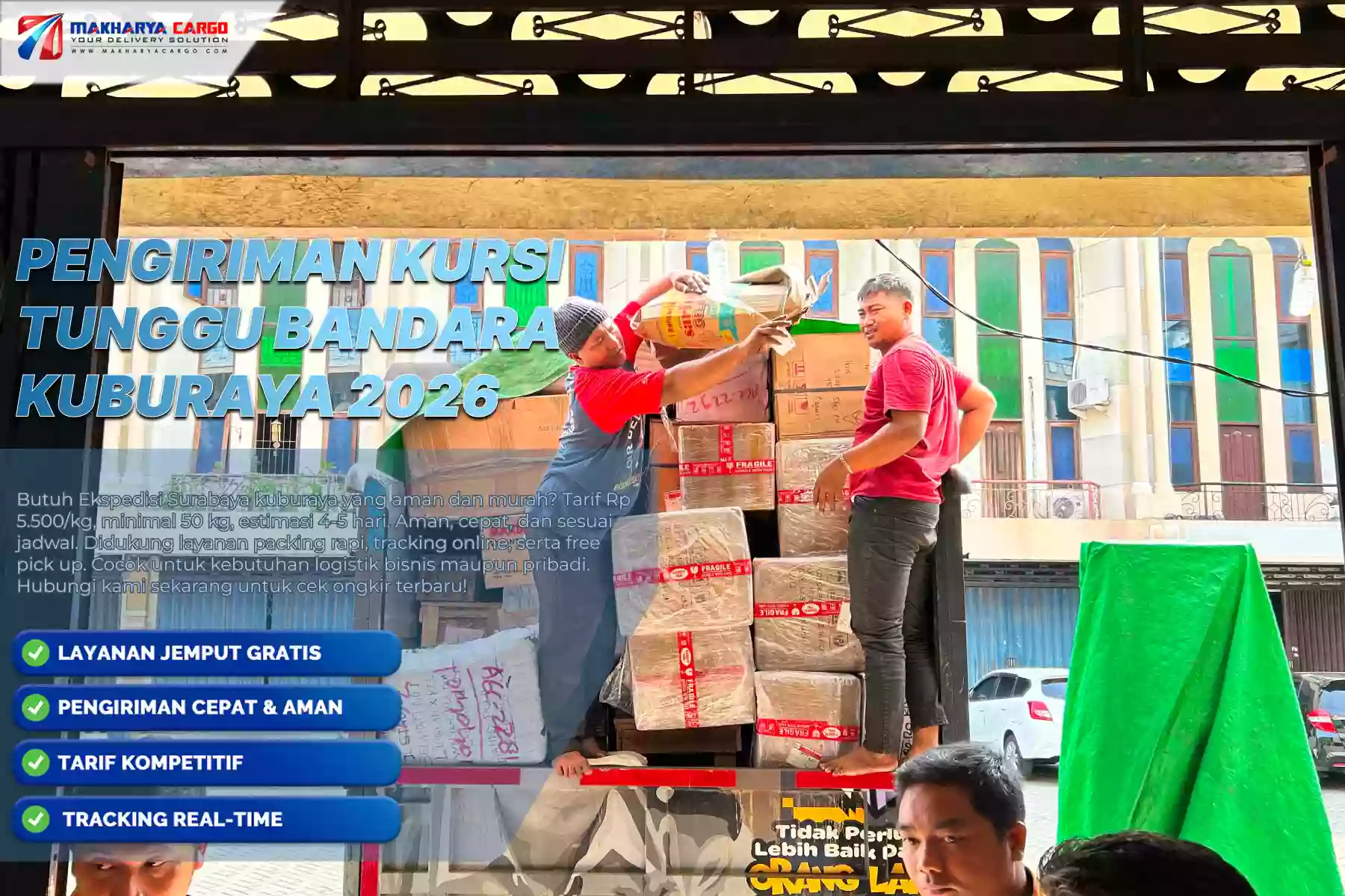 Pengiriman Kursi Tunggu Bandara Kuburaya