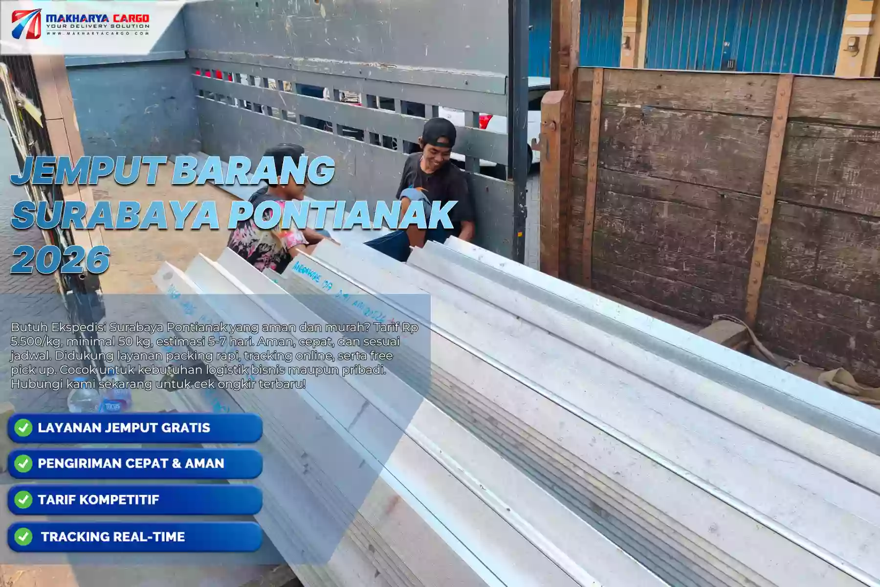 Jemput Barang Surabaya Pontianak