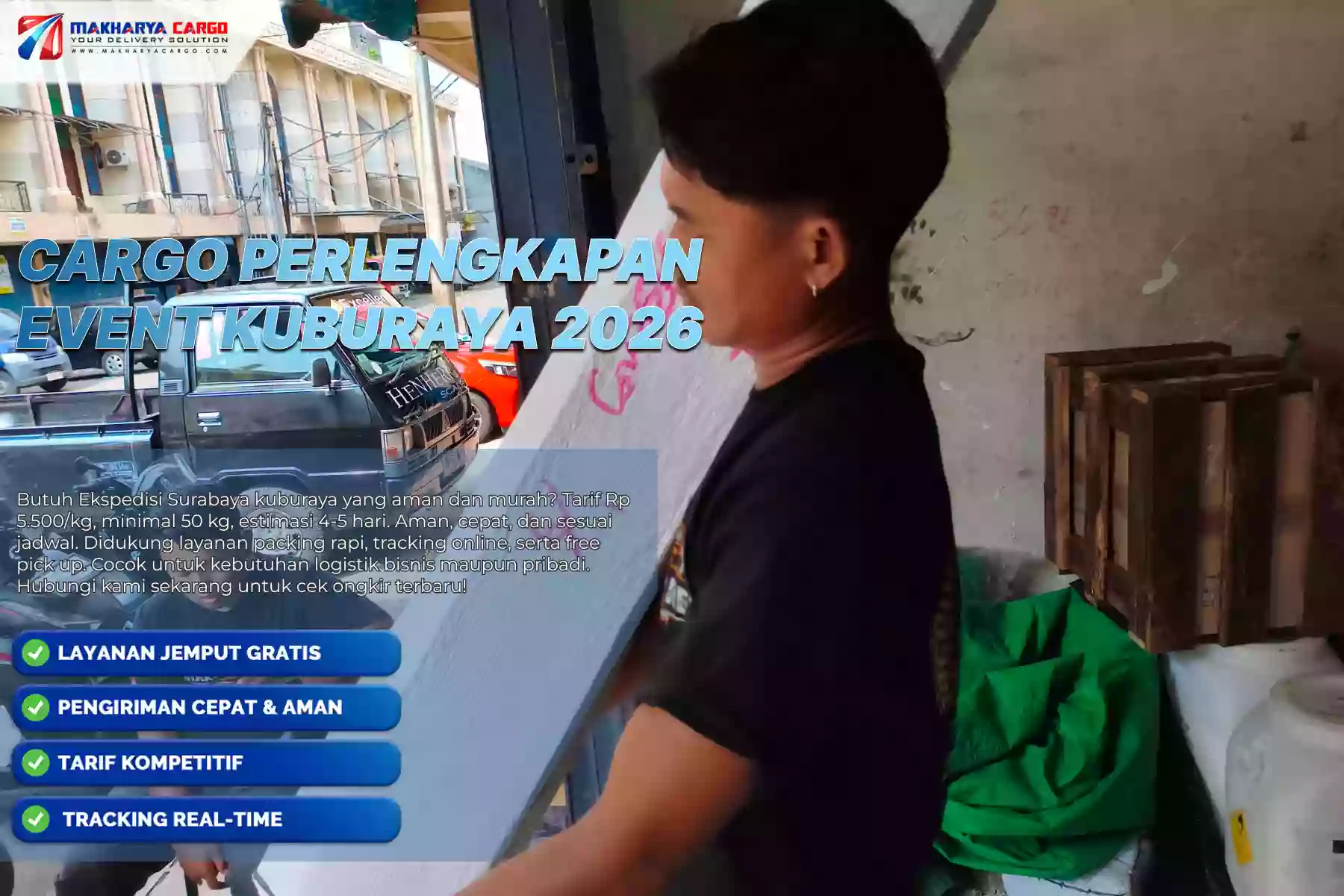 Cargo Perlengkapan Event Kuburaya