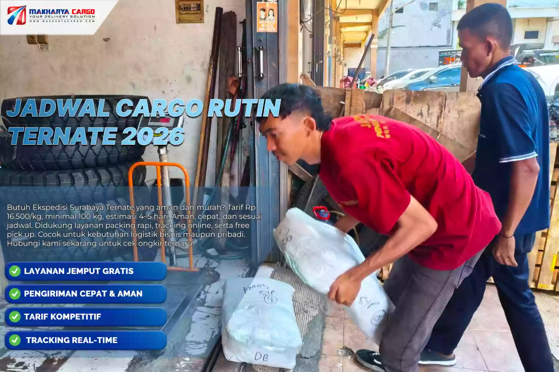 Jadwal Cargo Rutin Ternate