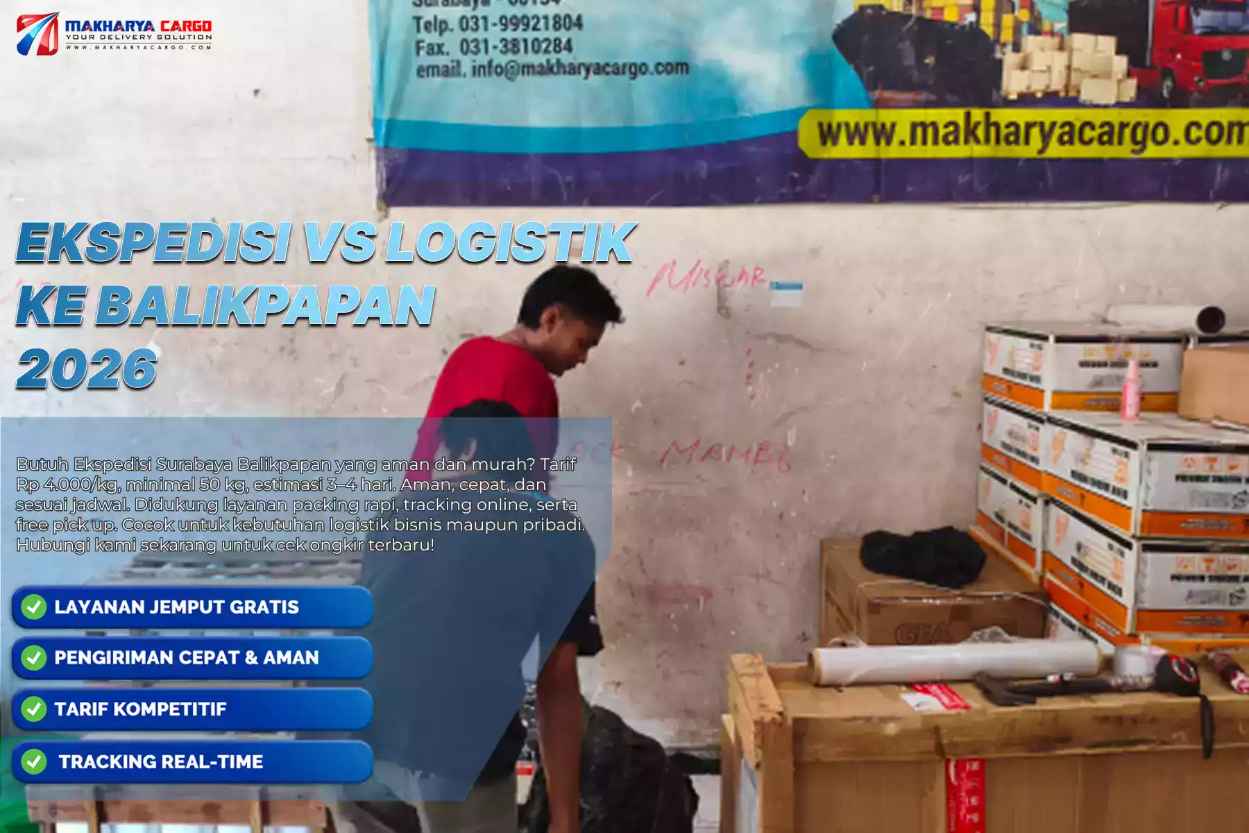Ekspedisi vs Logistik ke Balikpapan